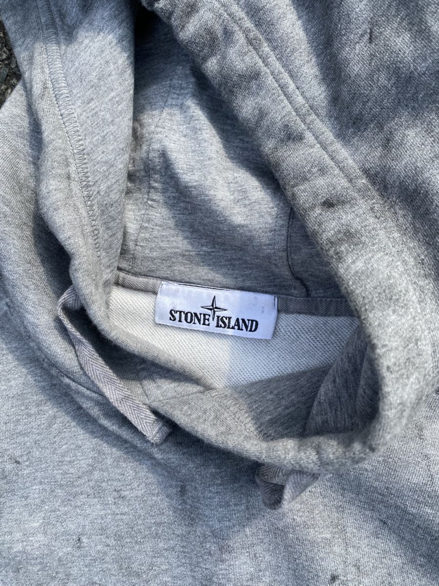 Massimo Osti ‼️Rare‼️Gray Stone Island Dust Hoodie Size US XL / EU 56 / 4 - 4 Thumbnail