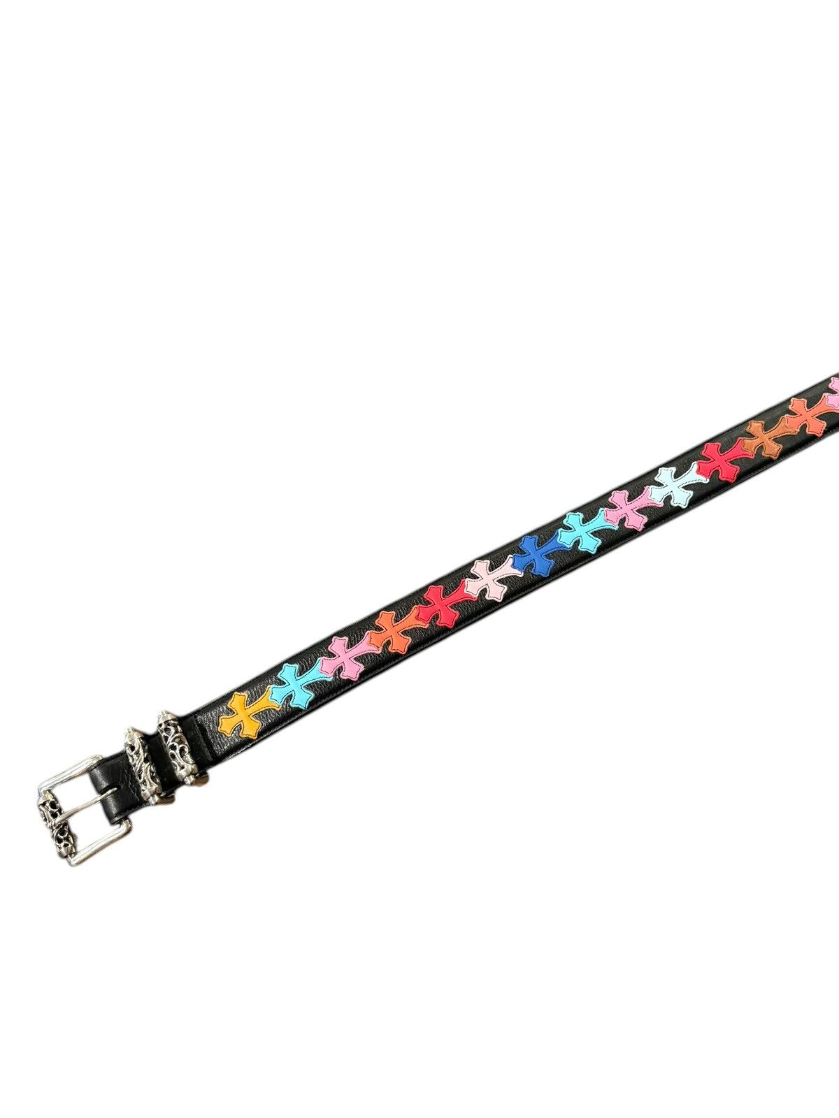 Chrome Hearts 1/1 Multi Color Cross Patch Roller Belt Size 34 - 7 Thumbnail