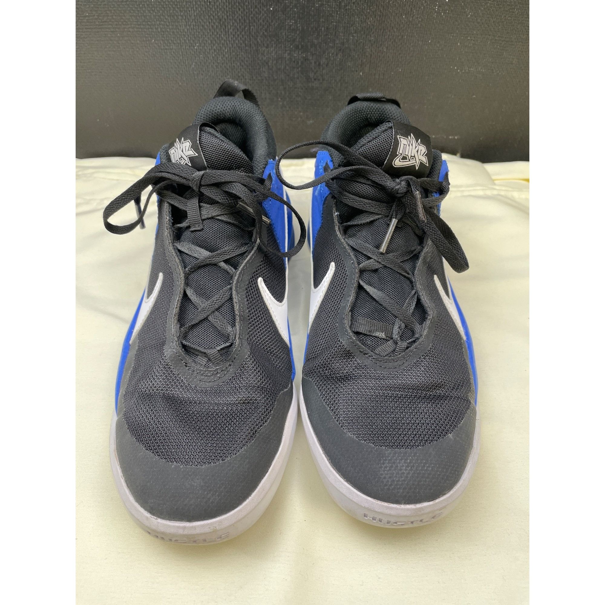 Nike Nike Team Hustle Mens Royal Blue Black Sneakers Shoes Size 7 Size US 7 / EU 40 - 2 Thumbnail
