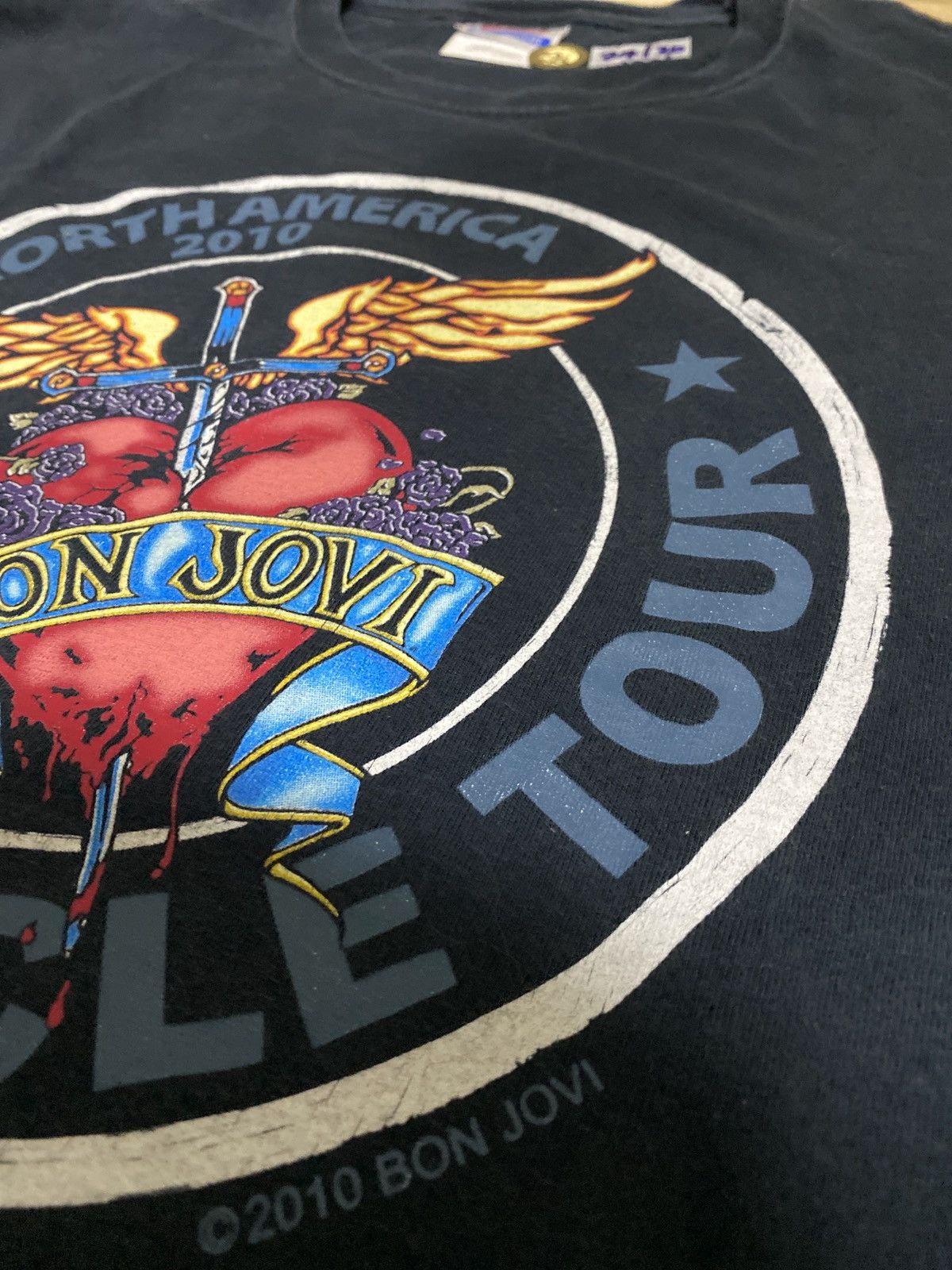 Band Tees × Bon Jovi Bon Jovi - The Circle Tour 2010 Size US XL / EU 56 / 4 - 4 Thumbnail