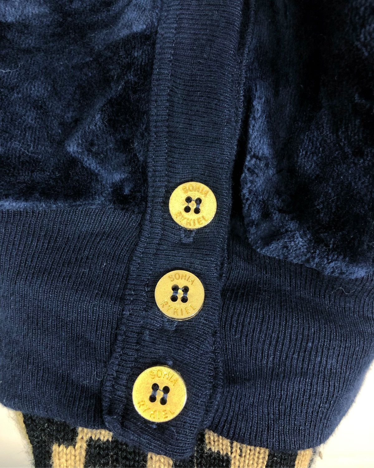 Sonia Rykiel Vintage Sonia Rykiel Velvet Sweatshirt Made in France Size M / US 6-8 / IT 42-44 - 6 Thumbnail