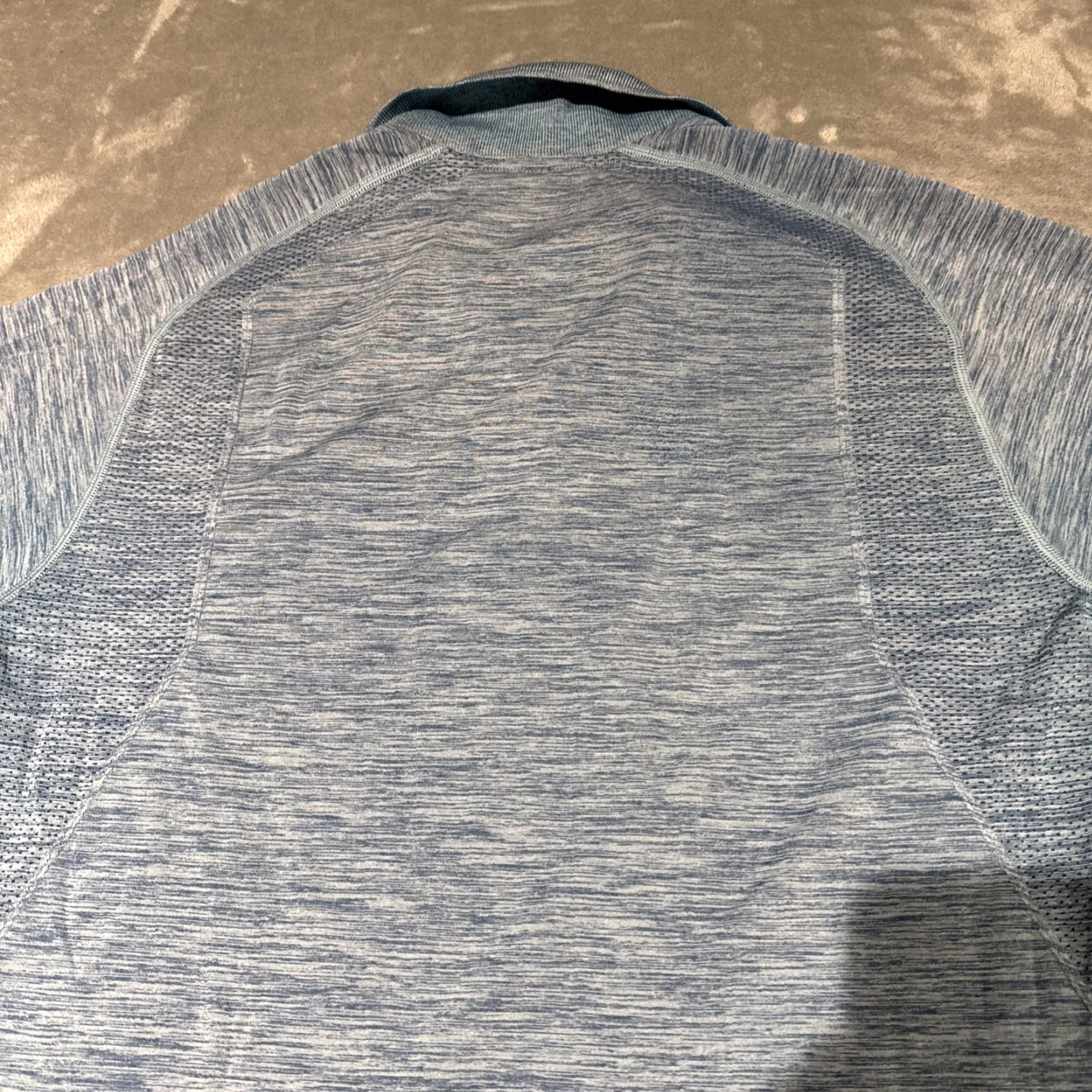 Lululemon Lululemon Metal Vent Tech Polo Shirt Blue Stretch Performance Men's Size Large Size US L / EU 52-54 / 3 - 6 Thumbnail