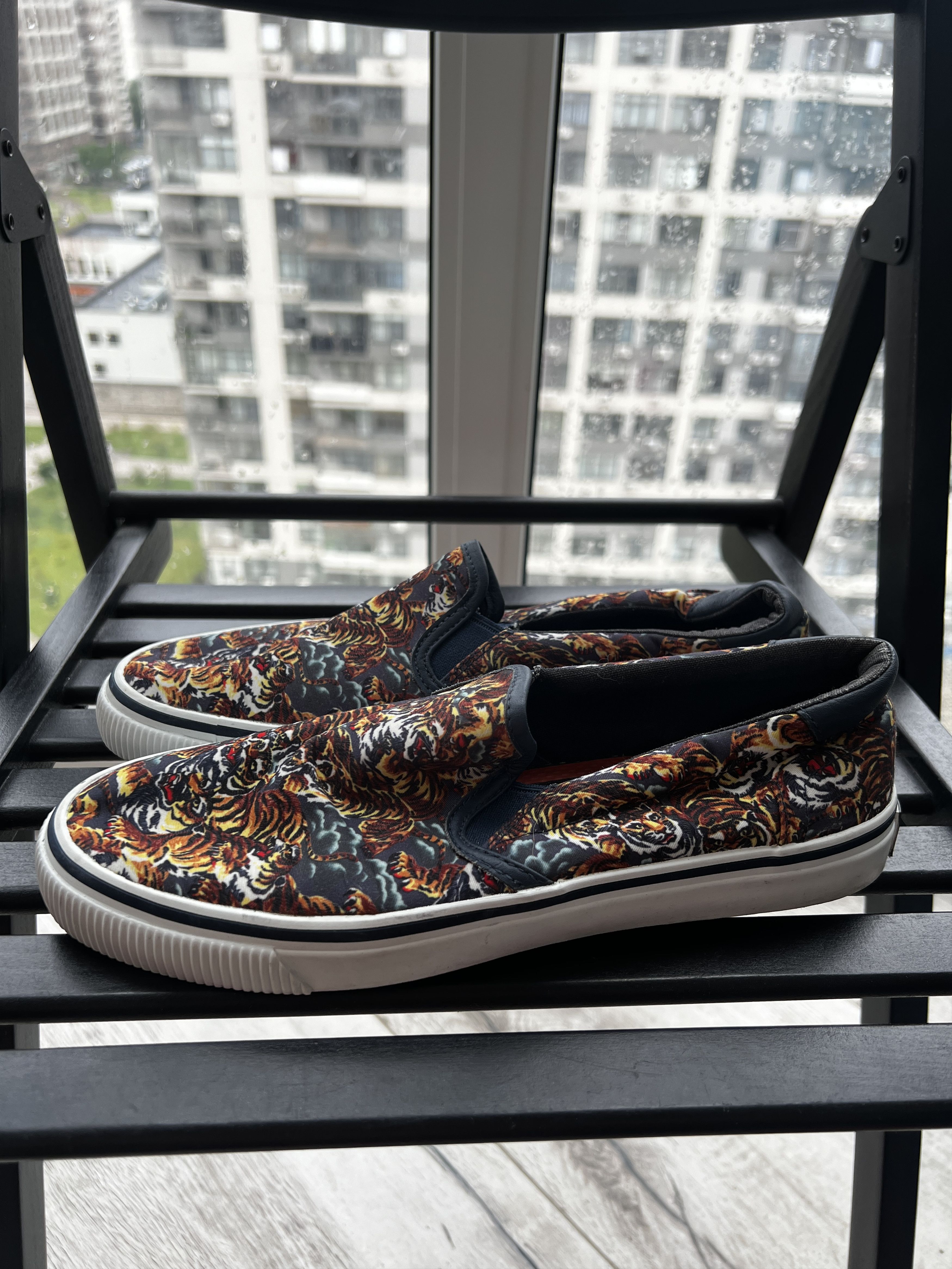 Kenzo Kenzo Paris tiger sneakers slip on size 40 Grailed