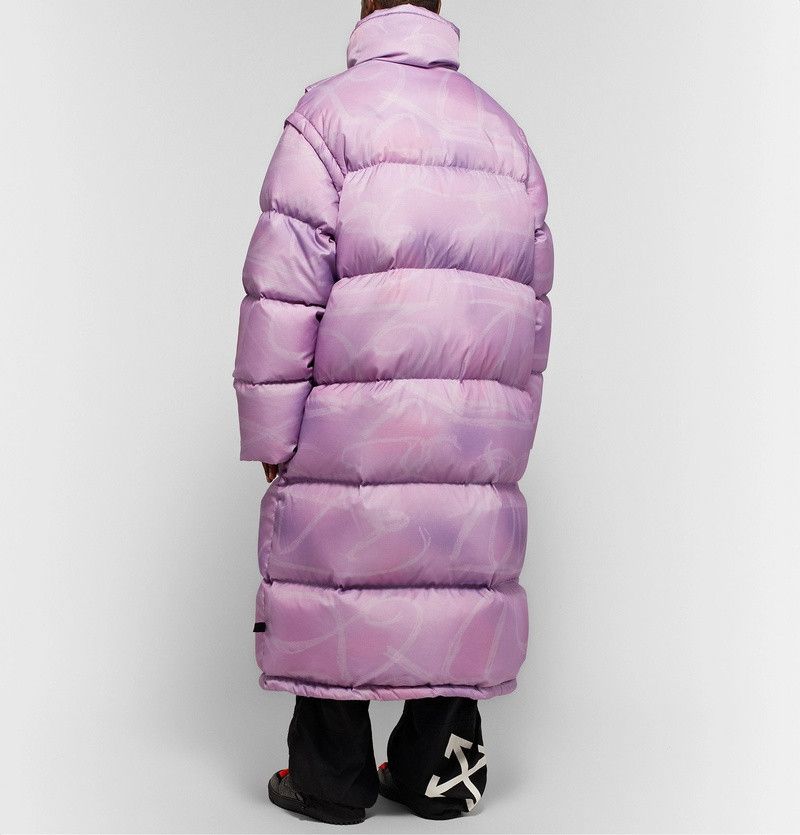 Off-White Off-White AW19 Oversized Quilted Nylon-Ripstop Down Coat Size US M / EU 48-50 / 2 - 10 Thumbnail