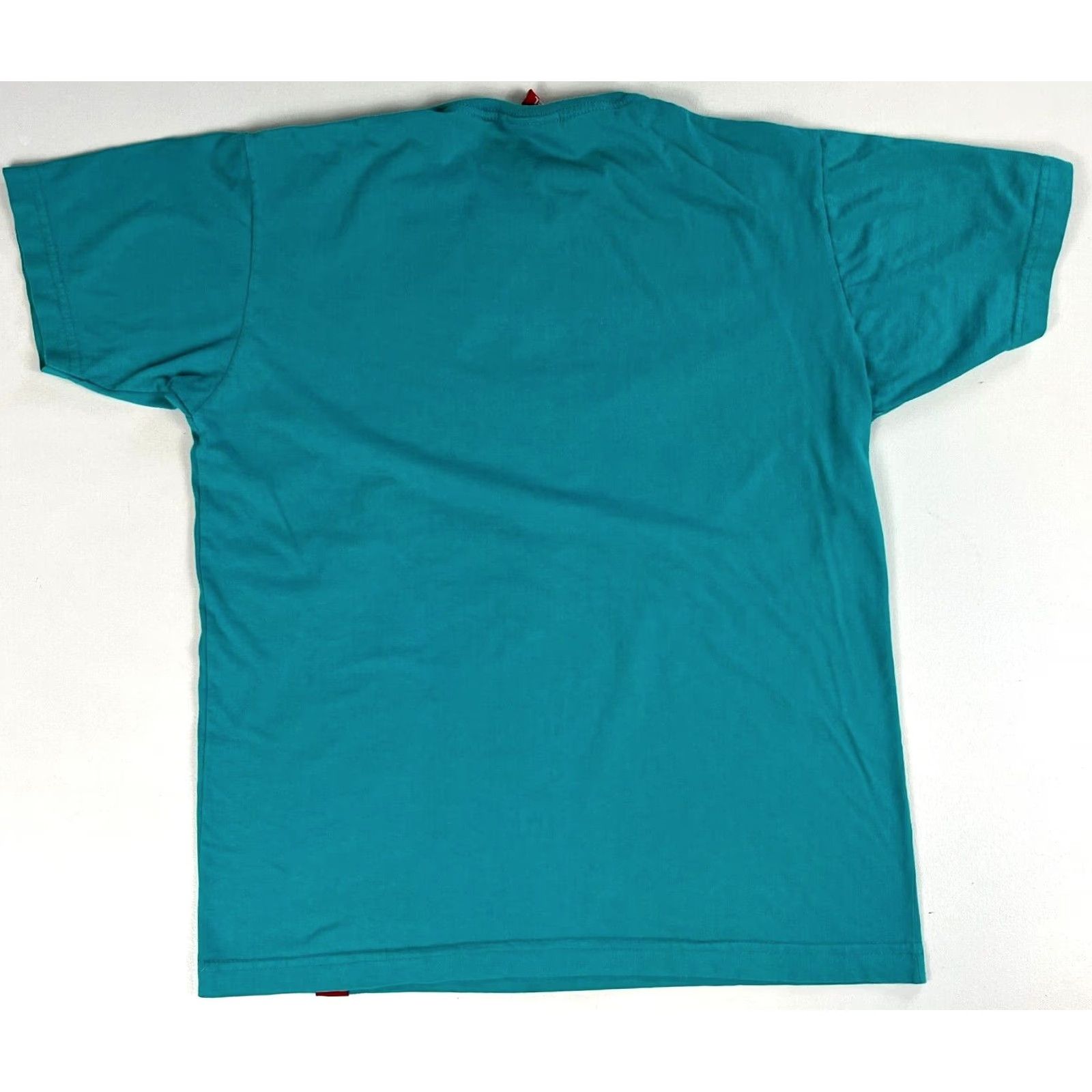Vintage Eikeel T-Shirt M Unisex Adults Crew Neck Short Sleeve Teal Graphic Print Vintage/Pre-owned Size US M / EU 48-50 / 2 - 2 Thumbnail
