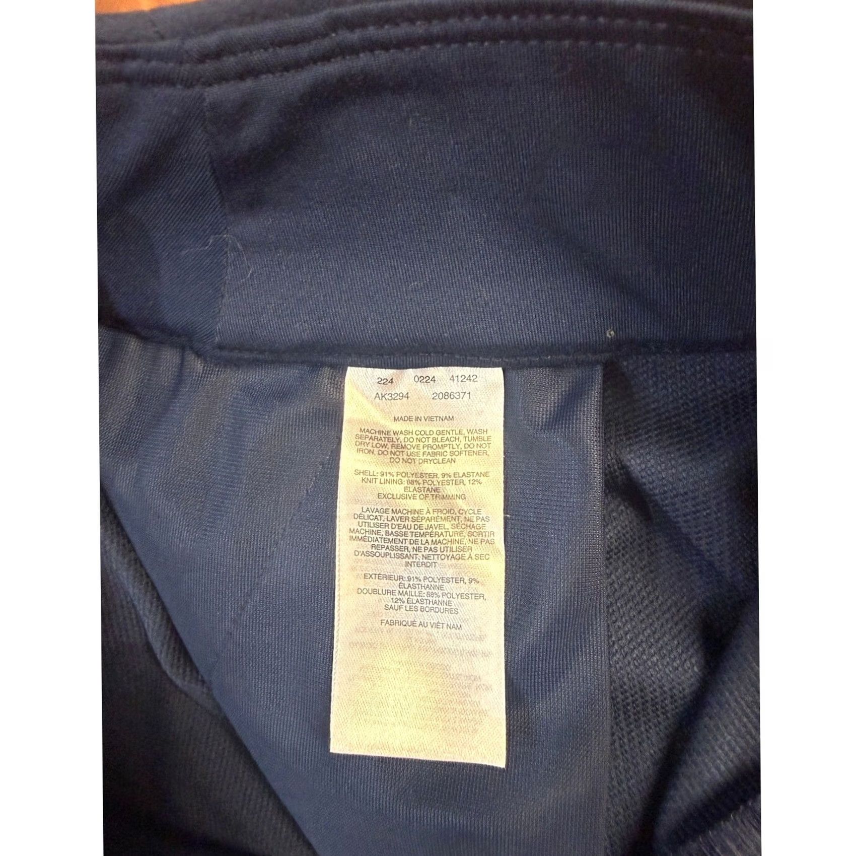 Vintage Columbia Pants 2XL Women Blue Solid Chino Straight Pull On Classic Fit 40 Waist 32 Inseam Navy Holiday/Everyday Wear Size 40" / US 18 - 6 Thumbnail