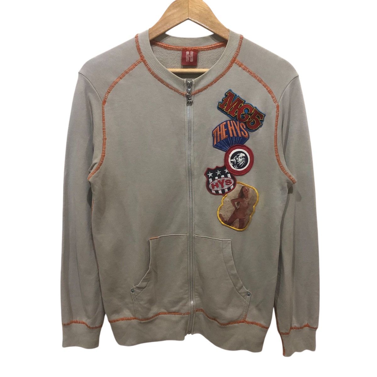 Hysteric Glamour × Japanese Brand MG5 Hyteric Glamour Zipper Sweater Size US S / EU 44-46 / 1 - 1 Thumbnail