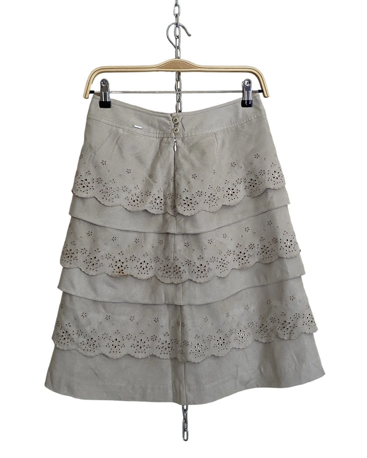 Courreges Vintage Courreges Multi Layered Skirt Size 26" / US 2 / IT 38 - 1 Thumbnail
