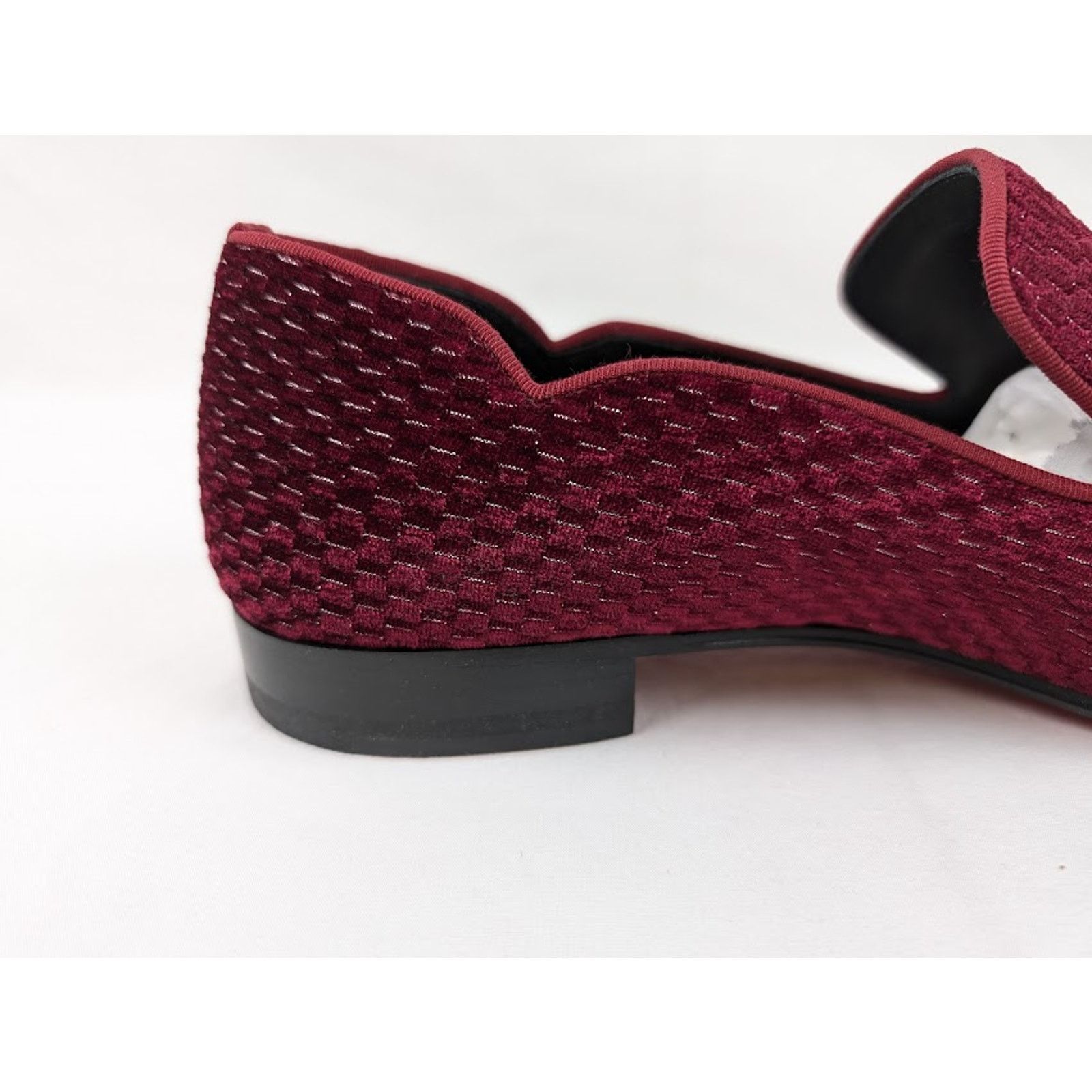 Christian Louboutin o1rshd1 Dandy Chick Orlato Flat Shoes in Bordeaux Size US 12 / EU 45 - 3 Thumbnail
