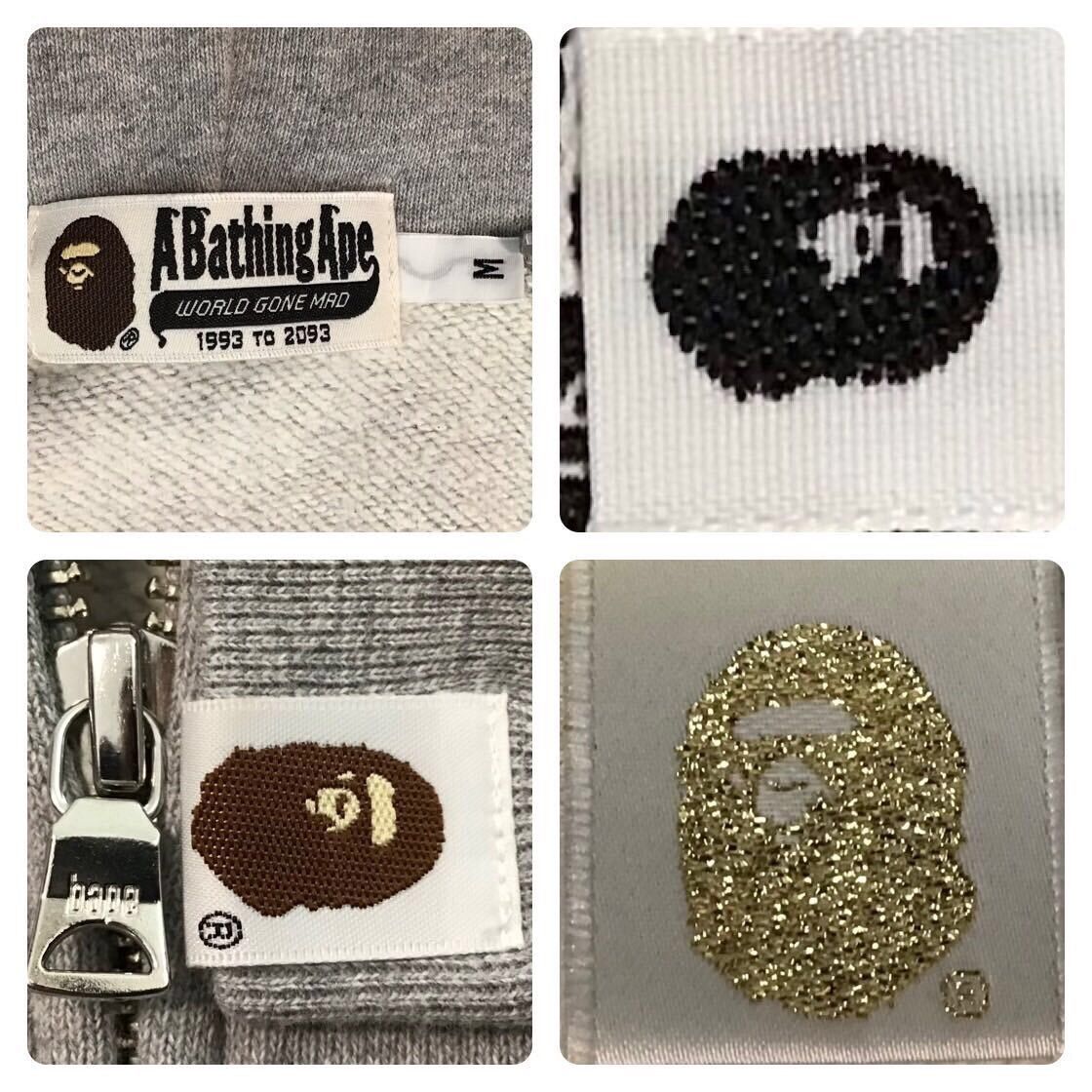Bape × Nigo BAPE Giant multi camo shark full zip hoodie a bathing ape Size US M / EU 48-50 / 2 - 7 Thumbnail