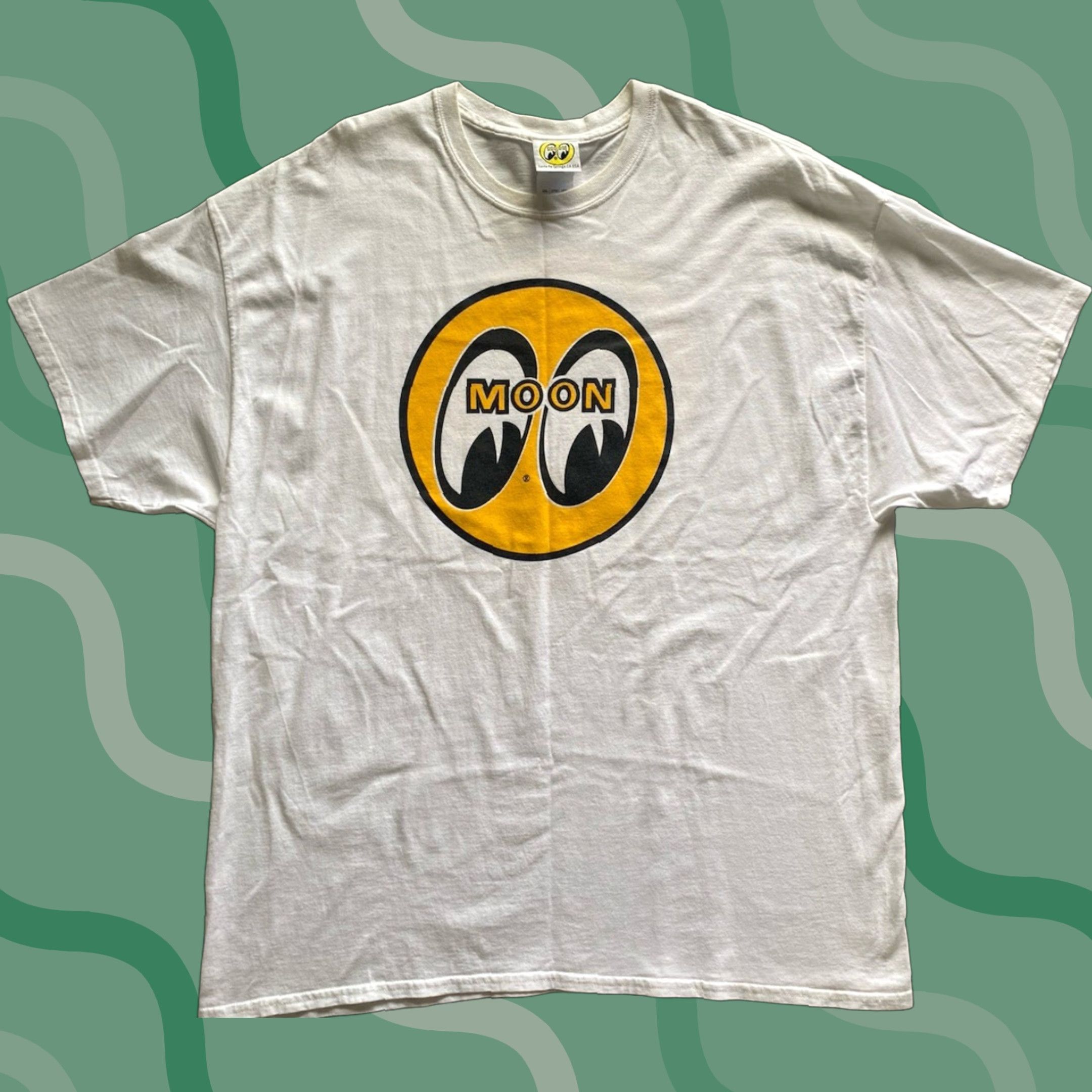 Logo 7 Mooneyes T Shirt Men’s 2XL White Logo Short Sleeve Size US XXL / EU 58 / 5 - 1 Thumbnail
