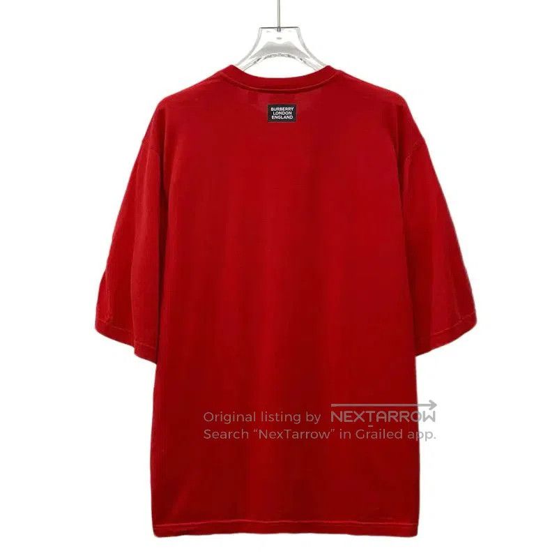Other Burberry Red Cotton T-Shirt for Women. Size XS / US 0-2 / IT 36-38 - 2 Thumbnail