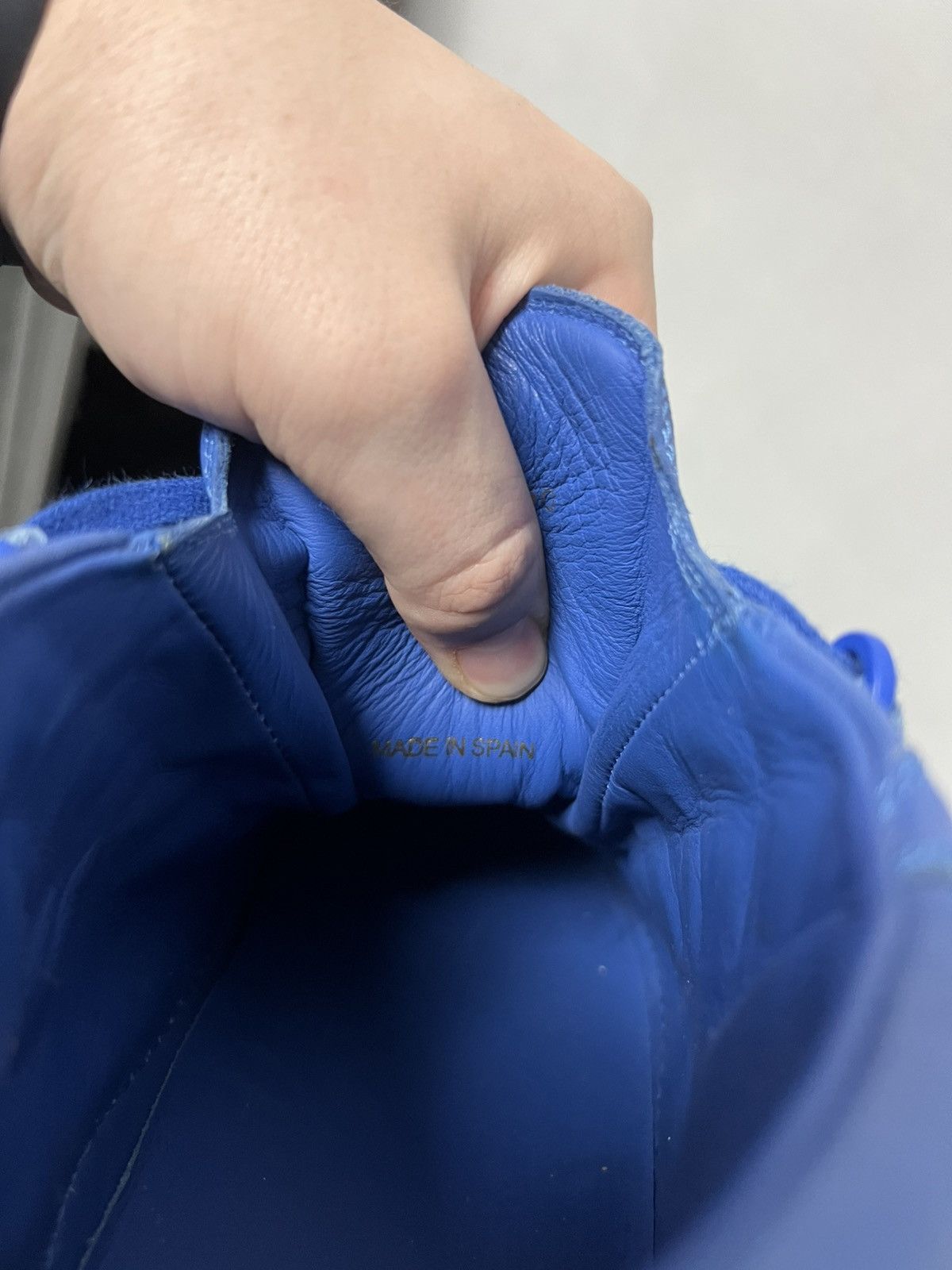 Balenciaga Balenciaga Arena Blue/White Leather High Tops Size 7 40 Size US 7 / EU 40 - 13 Thumbnail
