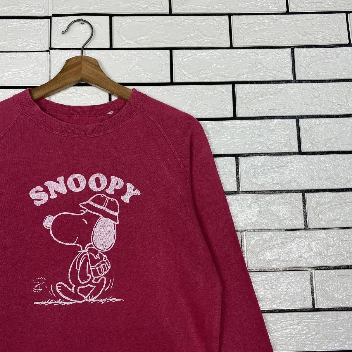Vintage 📌Vintage Sweatshirt Snoopy USA Big Logo Size US M / EU 48-50 / 2 - 7 Thumbnail