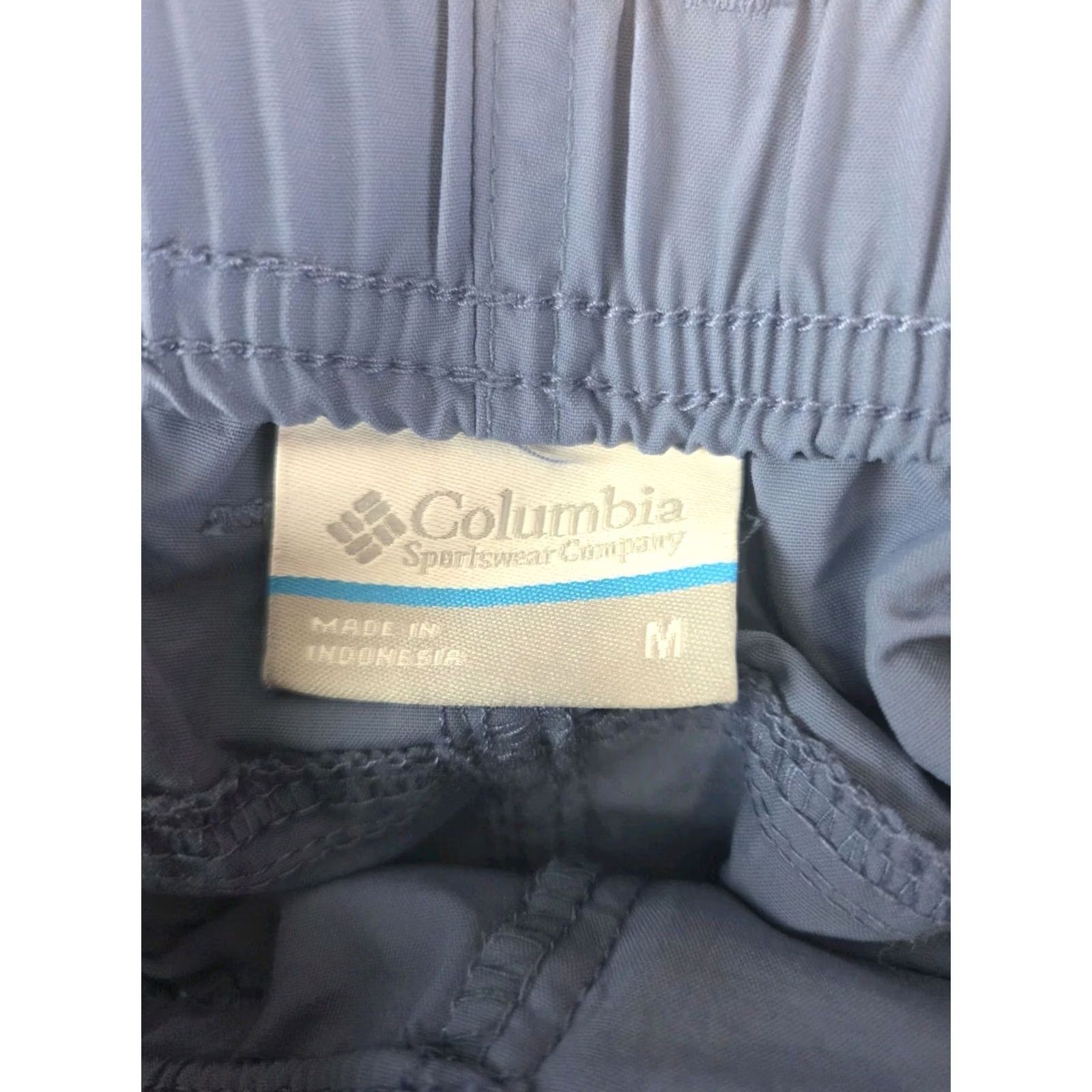 Vintage Columbia Mens Medium Blue Chino Shorts Outdoors Hiking Pockets Size US 31 - 3 Thumbnail