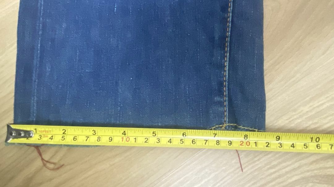 Edwin × Japanese Brand Edwin Blue Denim Jeans Rugged Printed Design Size US 34 / EU 50 - 5 Thumbnail