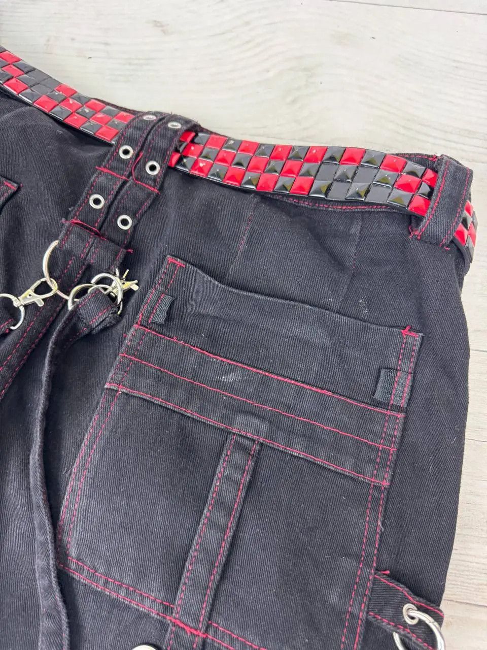 Vintage Romwe Skull Baggy Pants Y2K Size US 32 / EU 48 - 18 Thumbnail