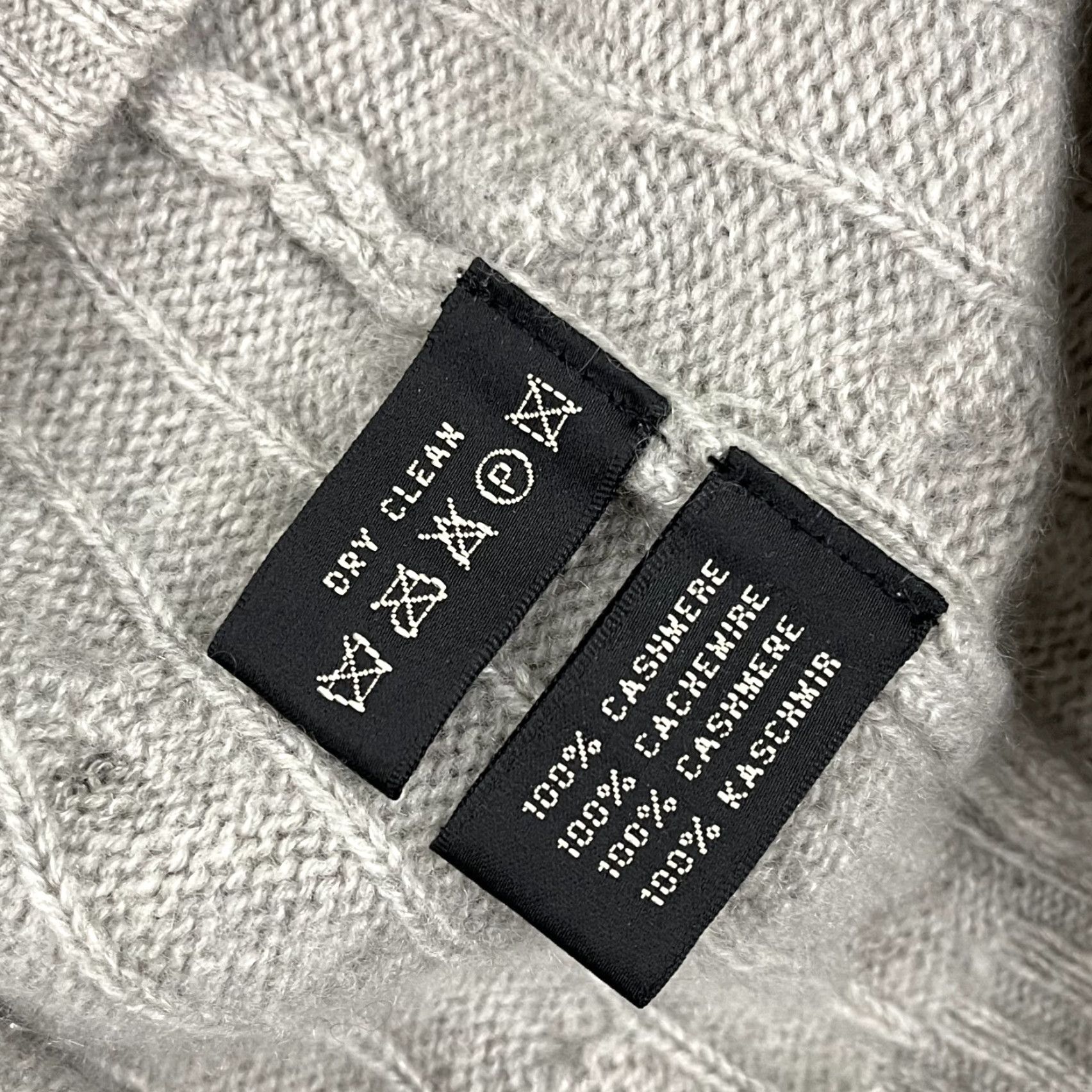 Ralph Lauren Ralph Lauren Black Label Cashmere Sweater Womens Medium Gray Cable Knit Preppy Long Sleeve Size M / US 6-8 / IT 42-44 - 6 Thumbnail