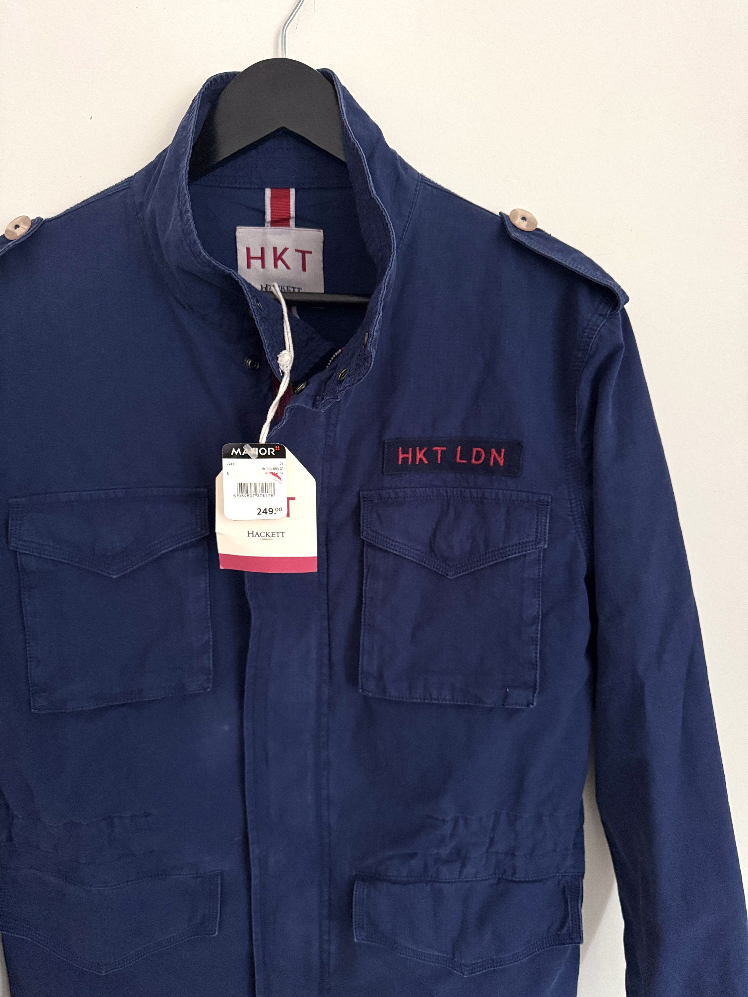Hackett Hackett HKT London Cotton 4 Pocket Velo Jacket Navy S Size US S / EU 44-46 / 1 - 2 Thumbnail