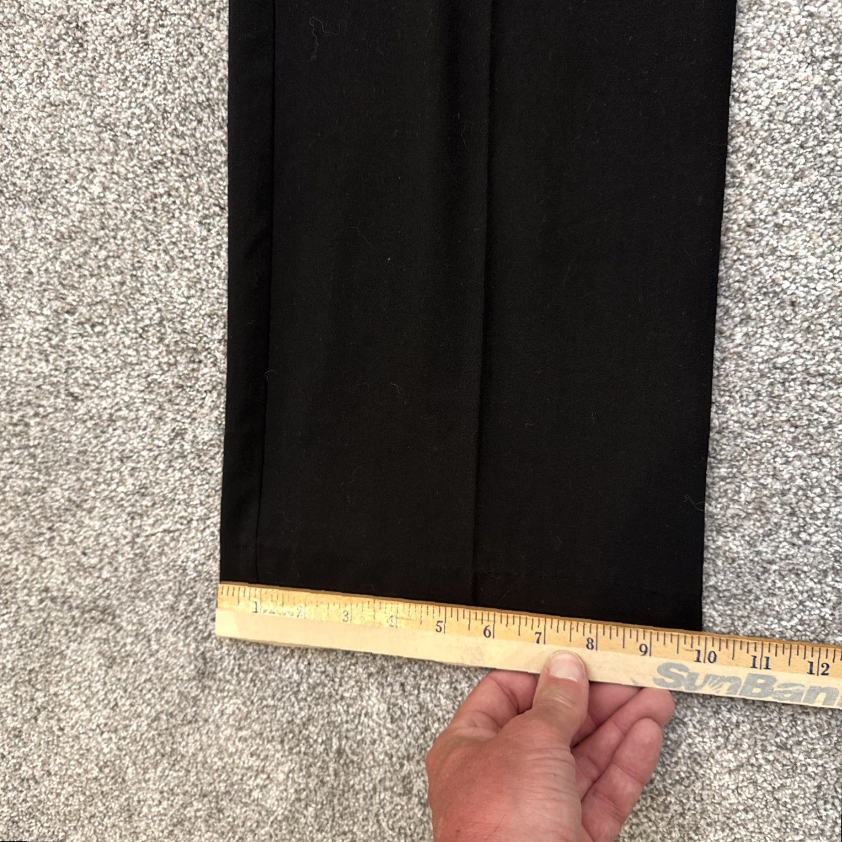 Michael Kors Michael Kors Gramercy Fit Dress Pants Women's 10 Black Polyester Rayon Spandex Dress Pants Career Office Casual Chic City Preppy Pockets Comfort Size 32" / US 10 / IT 46 - 2 Thumbnail