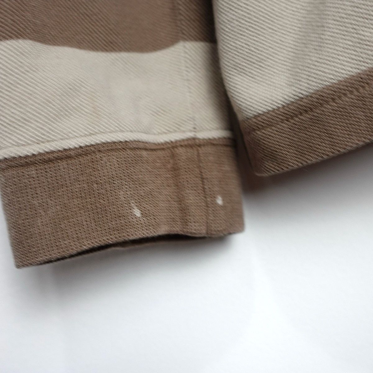 Lacoste × Vintage Vintage Lacoste Brown Polo Stripped Long Sleeve Shirt Size US S / EU 44-46 / 1 - 6 Thumbnail