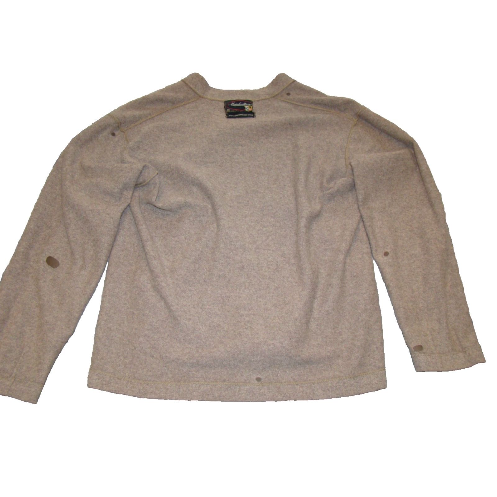 Vintage VINTAGE Manhattan Australian Wool Mens XL Knit Brown Cardigan Sweater Size US XL / EU 56 / 4 - 4 Thumbnail