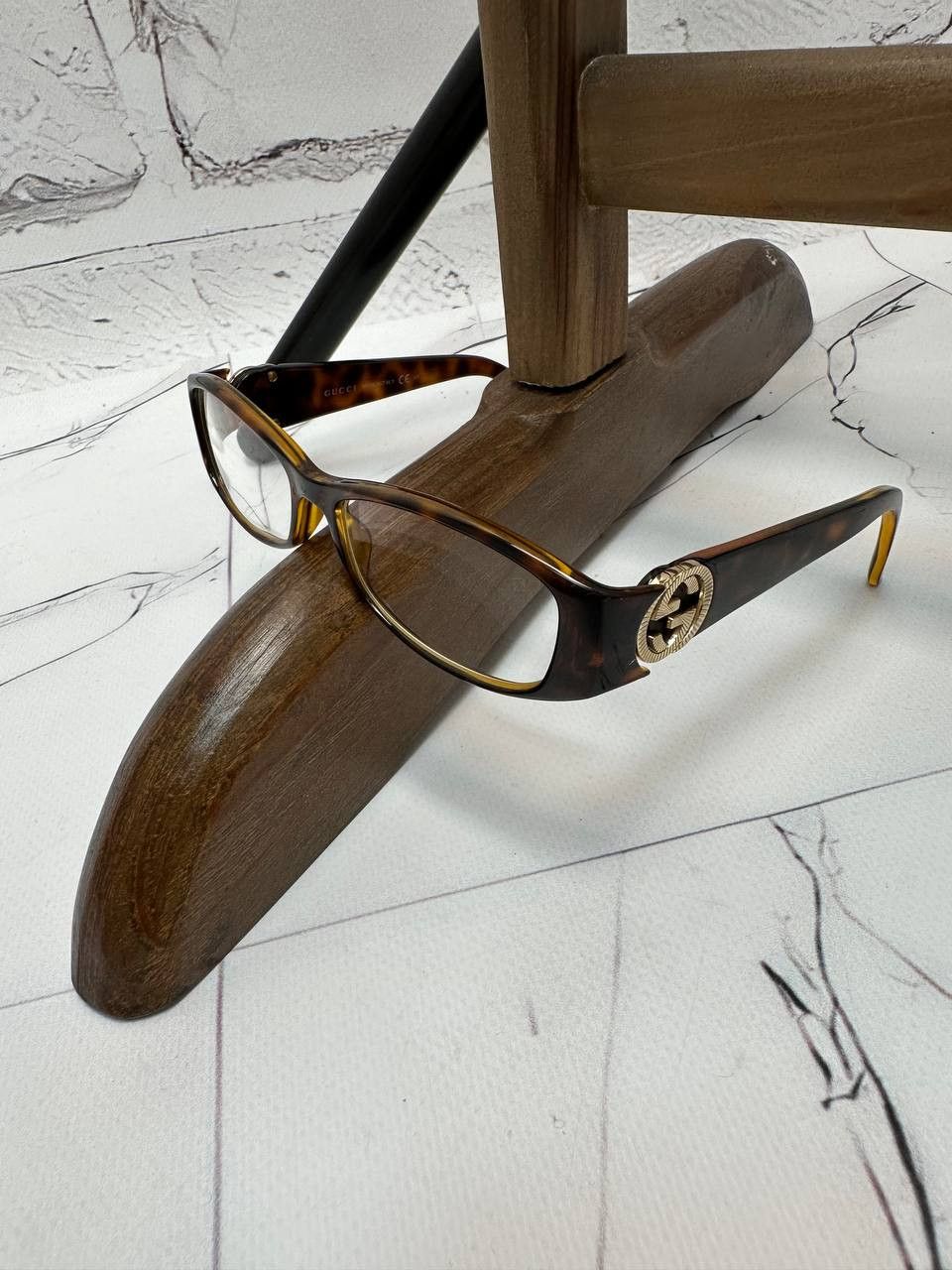 image of Authentic Gucci GG 3186 791 Tortoise Gold 52Mm Glasses, Women's
