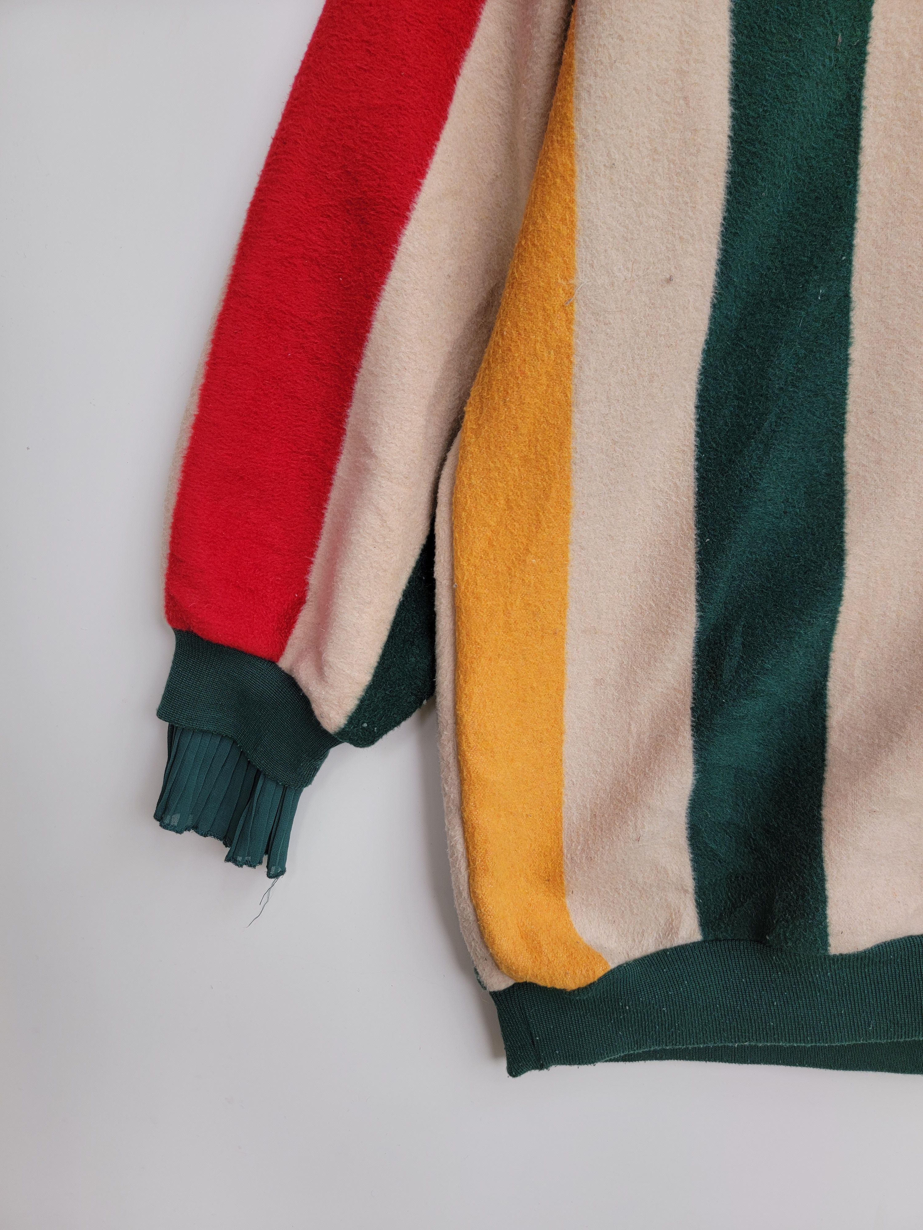 Vintage Vintage Wool Sweater Stripe Size US L / EU 52-54 / 3 - 9 Thumbnail