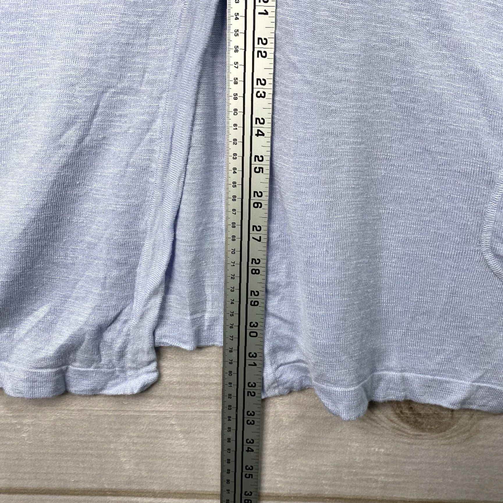 J. Jill J. Jill Cardigan Sweater Tunic Womens 2X Green Linen Blend 3/4 Sleeve V-Neck Button Pockets Casual Size XXL / US 16-18 / IT 52-54 - 5 Thumbnail