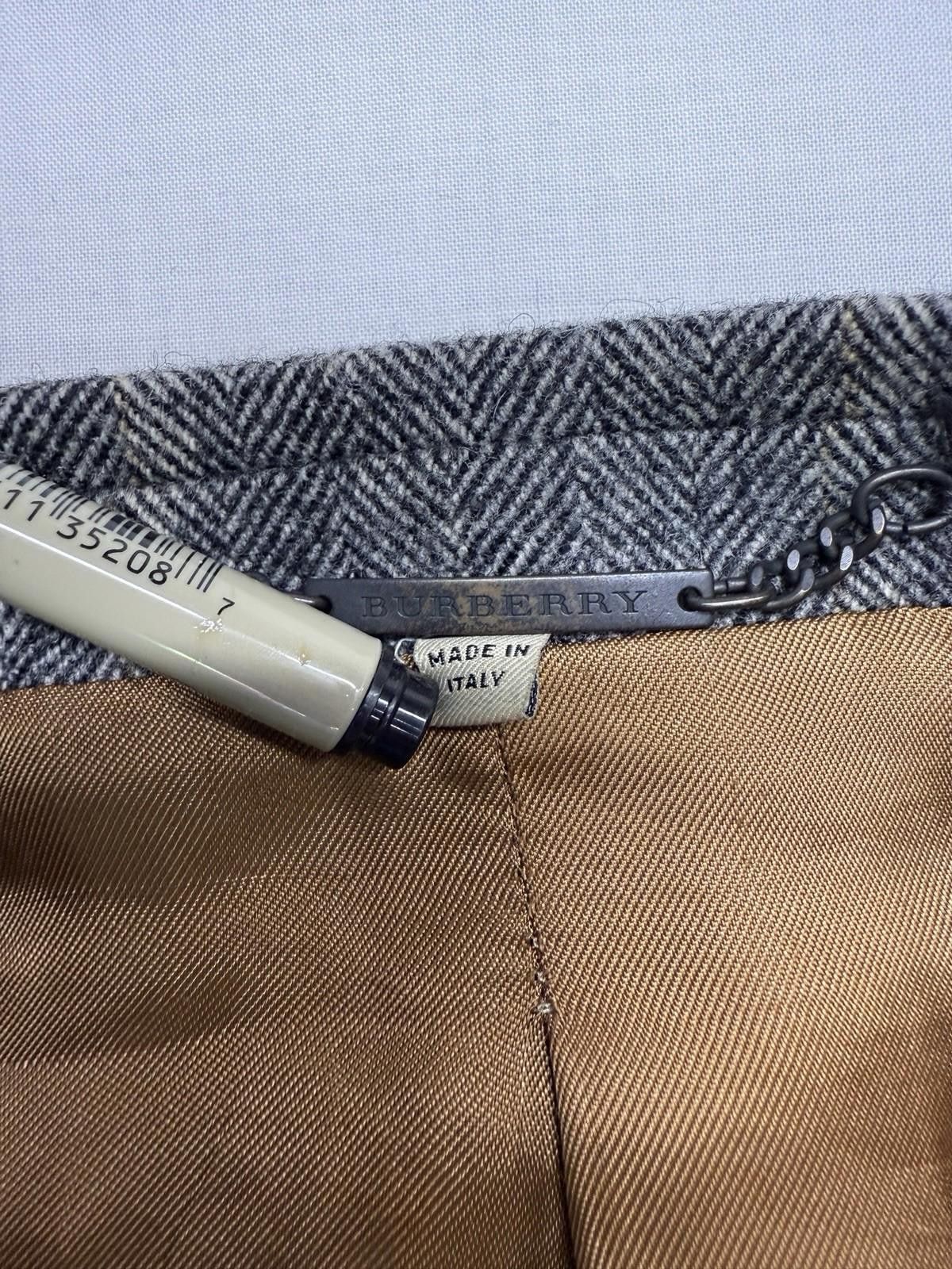 Burberry Burberry London Rare Wool Men’s Blazer In Herringbone 52R Size 52R - 8 Thumbnail