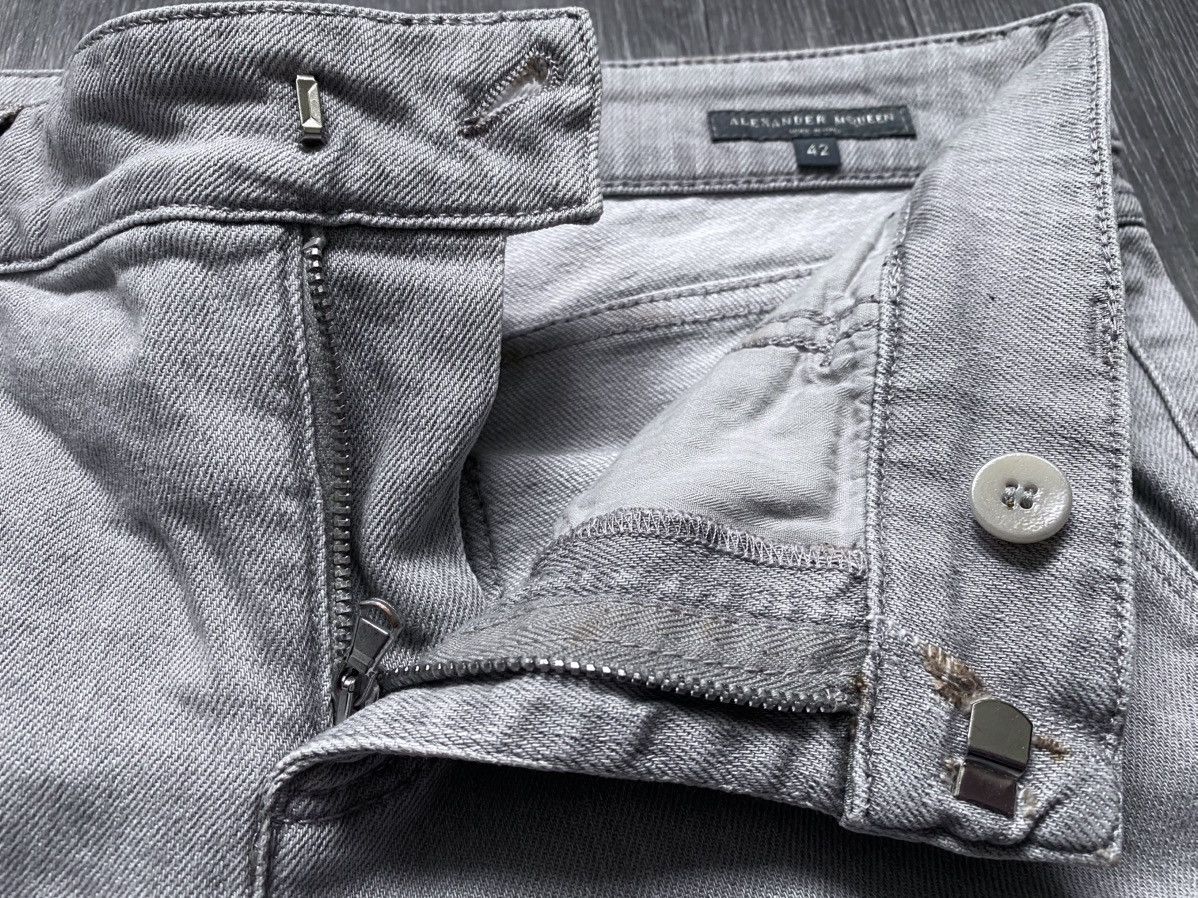 Alexander McQueen Womens Alexander McQueen 2012 Cotton Stretch Jeans Denim McQ Size 28" / US 6 / IT 42 - 10 Thumbnail