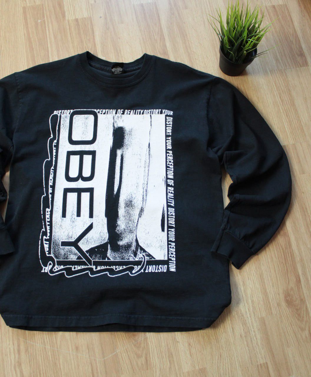 Band Tees 🔥 Obey Suicidal Tendencies Oversized Long Sleeve Shirt Punk Size US M / EU 48-50 / 2 - 3 Thumbnail