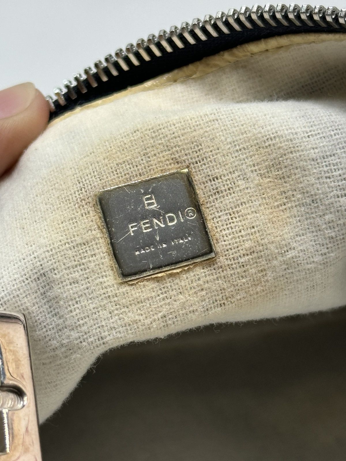 Fendi Fendi Baguette cloth handbag Size ONE SIZE - 10 Thumbnail