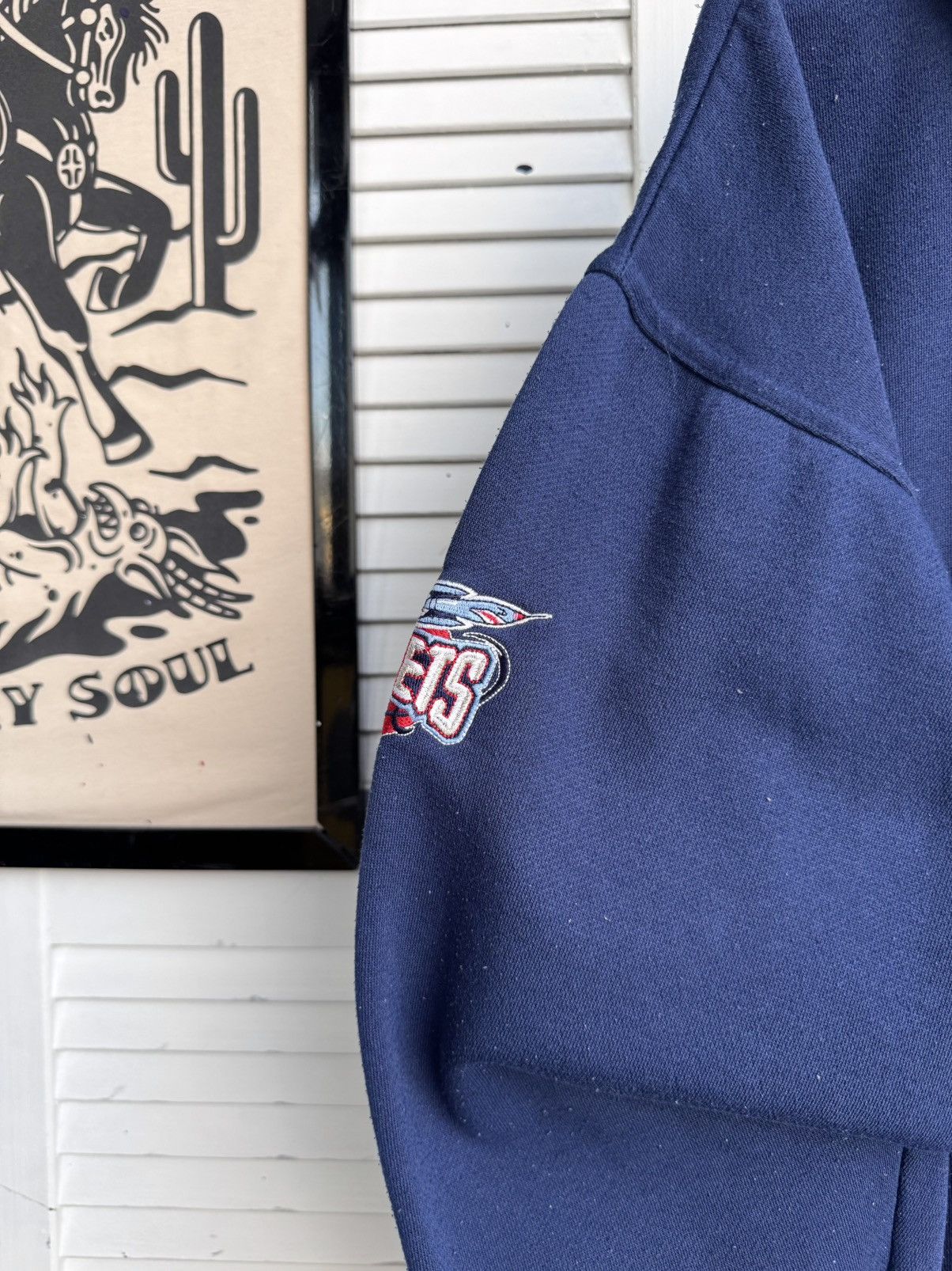 Starter Vintage Starter Houston Rockets Hoodie NBA Embroidered Logo Size US XL / EU 56 / 4 - 10 Thumbnail