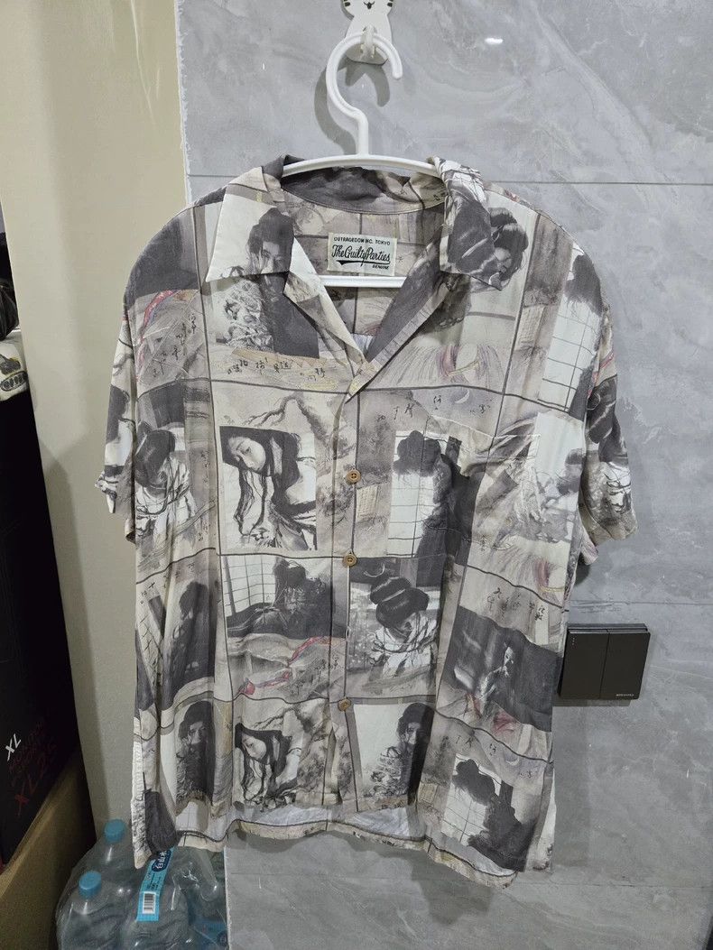 Wacko Maria wacko maria Rain or shine bondage rayon shirt 2503-Nextarro Size US M / EU 48-50 / 2 - 1 Thumbnail