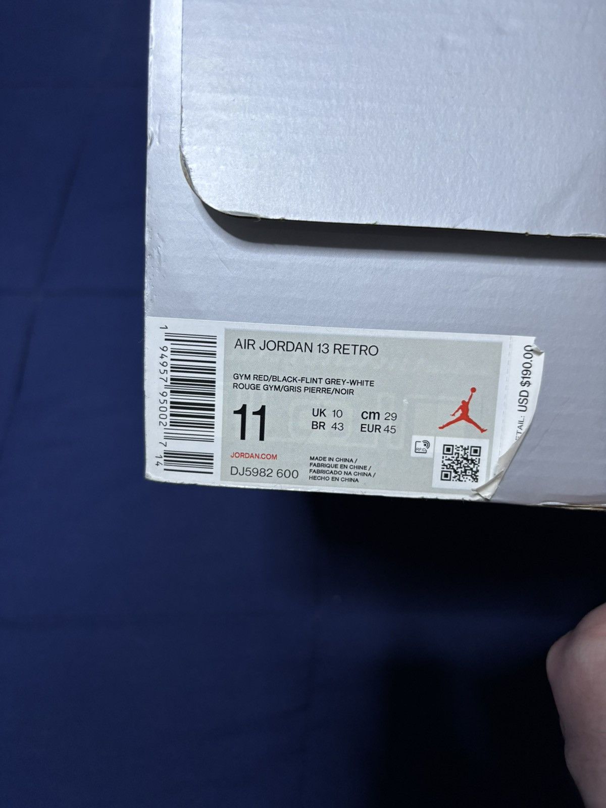 Jordan Brand Jordan 13 Retro Red Flint 2021 Size 11 Size US 11 / EU 44 - 9 Thumbnail