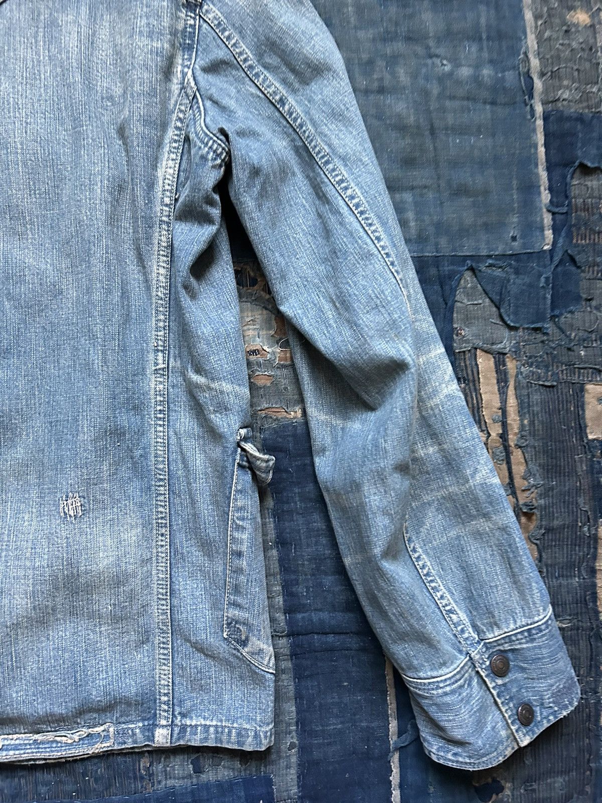 Kapital × Kapital Kountry Kapital damaged Studs coverall denim jacket Size US L / EU 52-54 / 3 - 14 Thumbnail