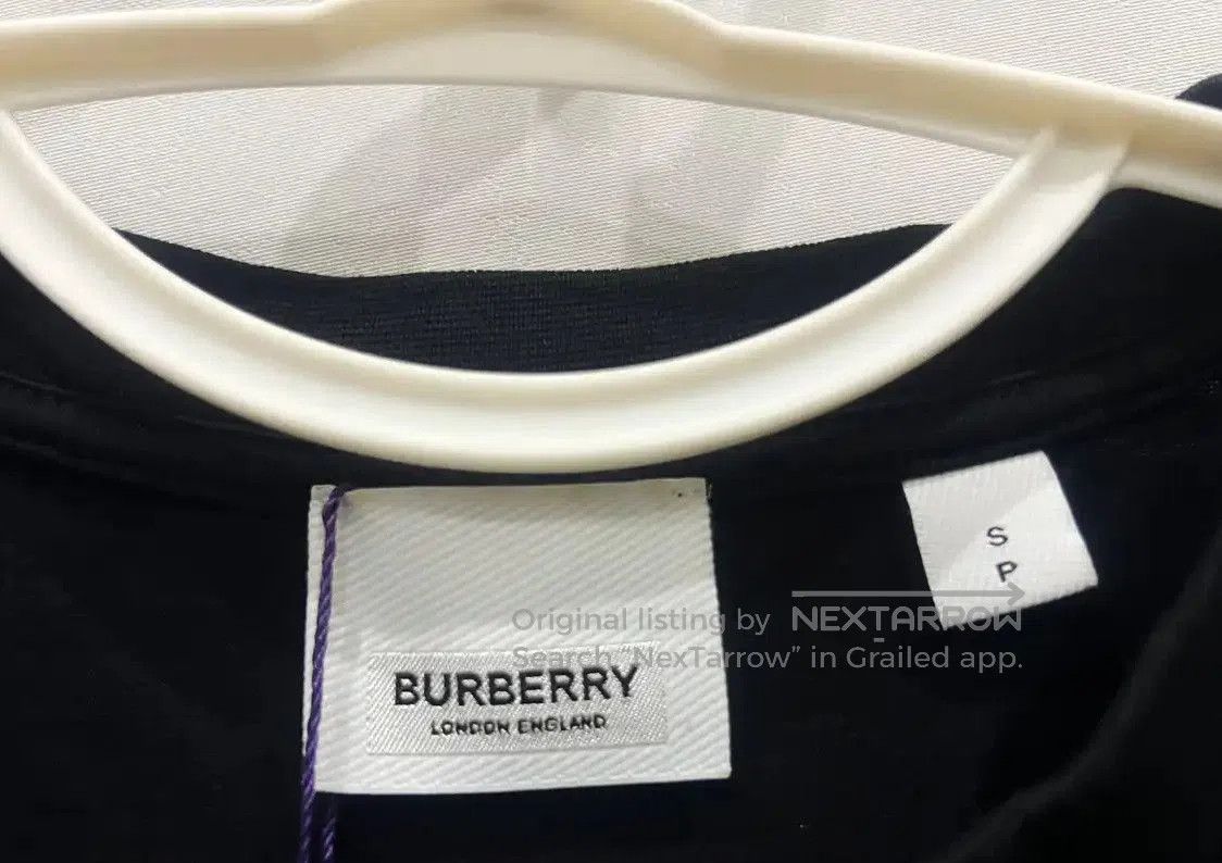 Burberry Burberry Men's Black Cotton Short Sleeve T. Size US S / EU 44-46 / 1 - 4 Thumbnail