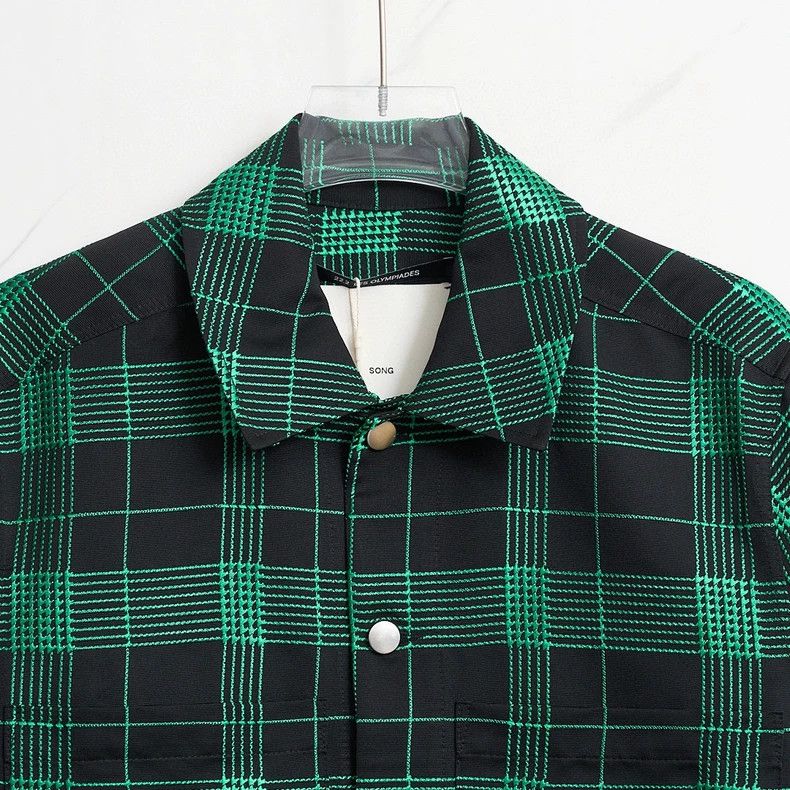 Song For The Mute Song For The Mute Plaid Trim Jacket Size US S / EU 44-46 / 1 - 2 Thumbnail
