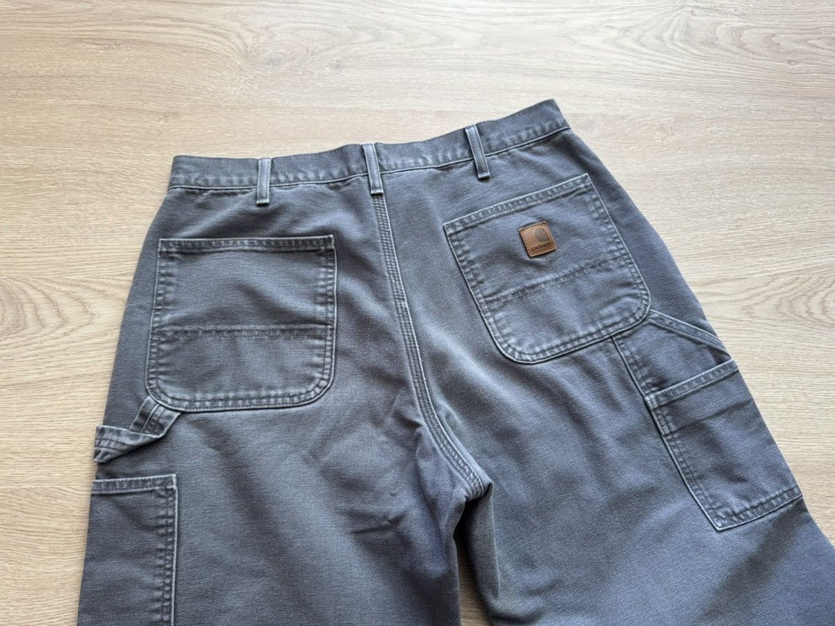 Carhartt Vintage Carhartt Canvas Gray Lined Carpenter Baggy Fit Pants Size US 34 / EU 50 - 6 Thumbnail