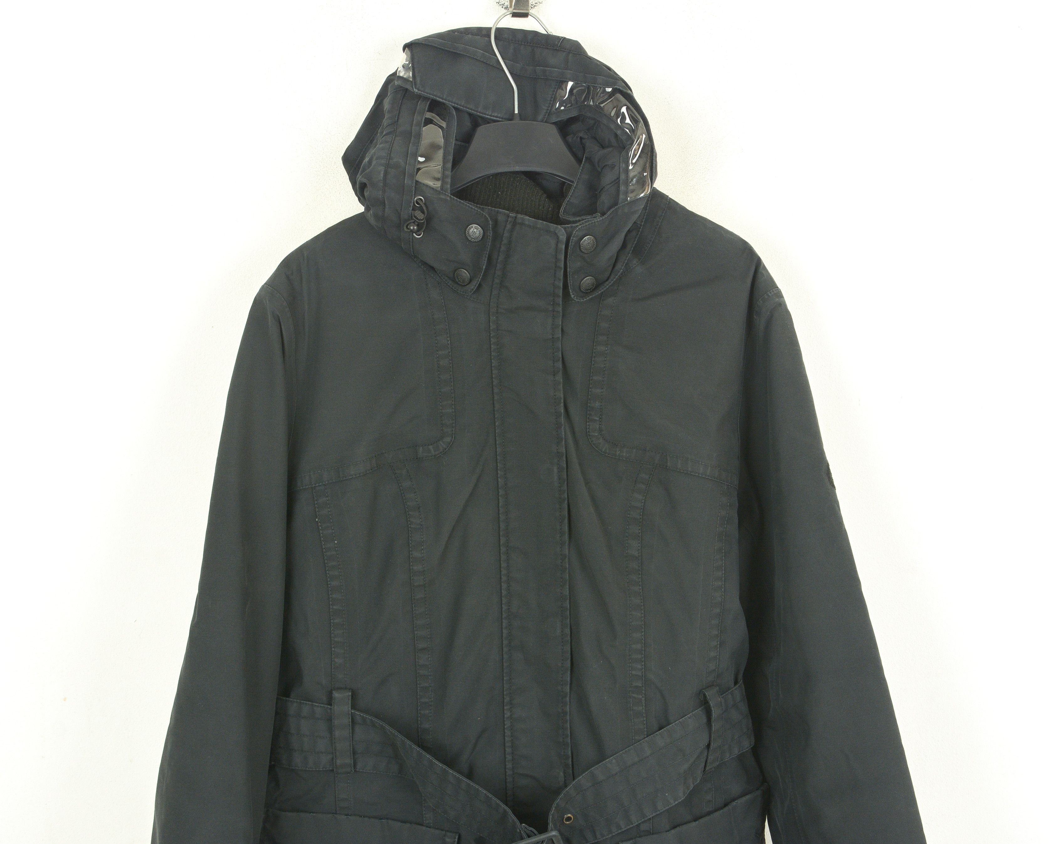 Henri Lloyd Size 5 Parka Jacket XL Women Raincoat Removable Hood Cotton Size XXL / US 16-18 / IT 52-54 - 2 Thumbnail