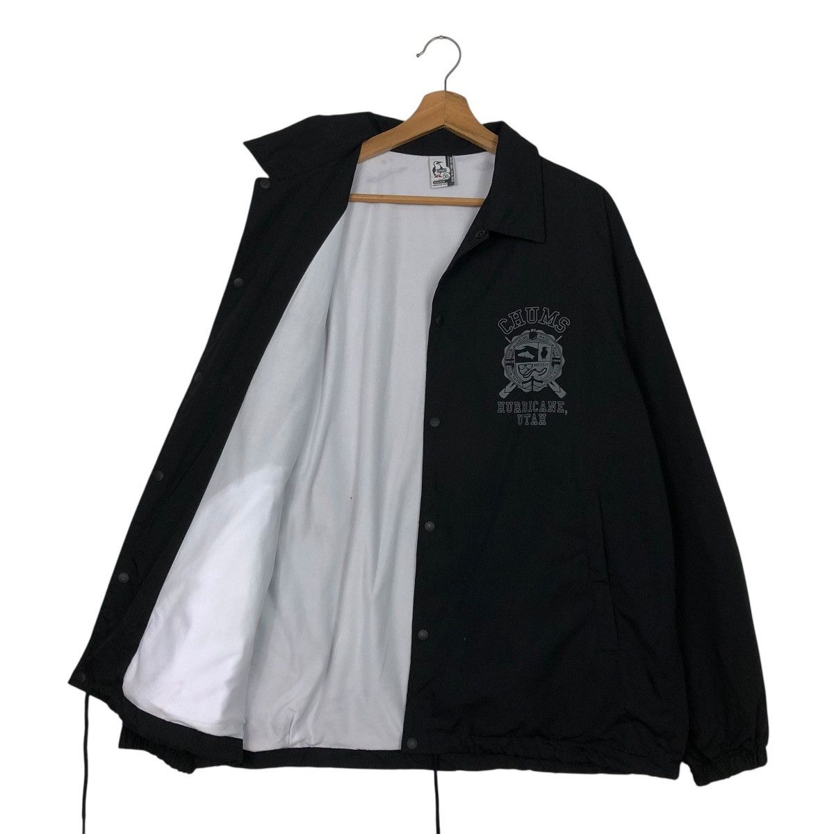 🔥VINTAGE LIGHT JACKET CHUMS BIG LOGO ISSEY MIYAKE