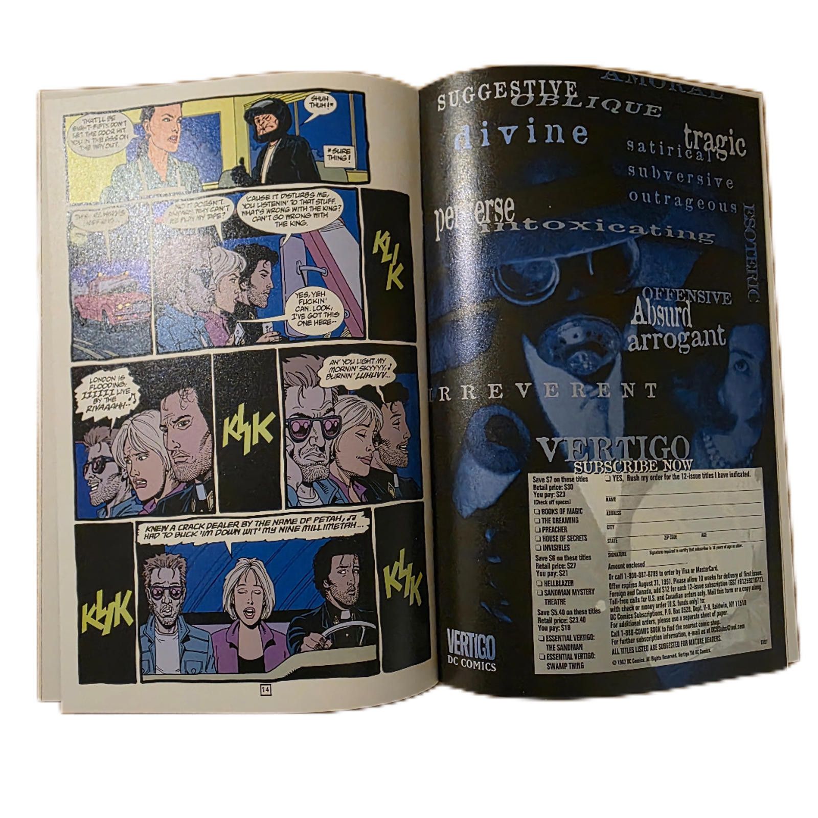 DC Comics Preacher #29 1997 Vertigo DC Comic Near Mint (C) Size ONE SIZE - 3 Thumbnail