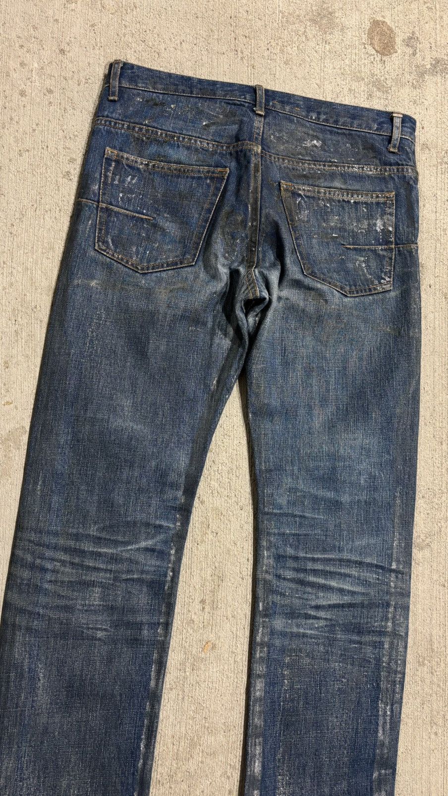 Dior × Hedi Slimane SS07 Dior Homme By Hedi Slimane Waxed Luster Denim Size US 32 / EU 48 - 3 Thumbnail