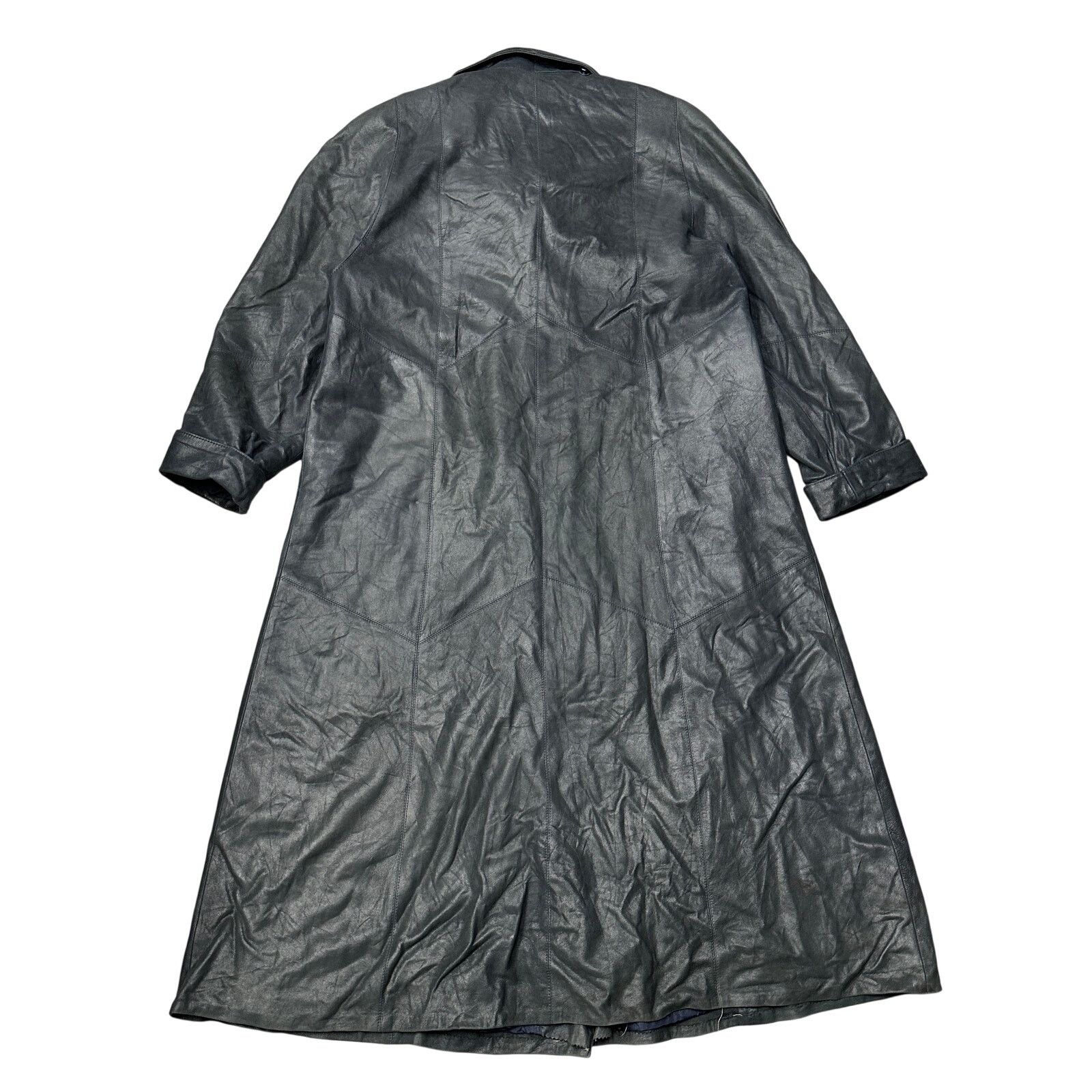 Valentino Vintage Valentino Varsova Long Leather Trench Coat Women XXL Size XXL / US 16-18 / IT 52-54 - 6 Thumbnail