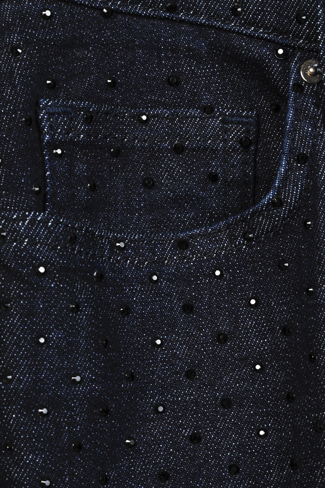 Victoria Beckham Victoria Beckham Rhinestone Dark Navy Jeans Size 29" - 6 Thumbnail