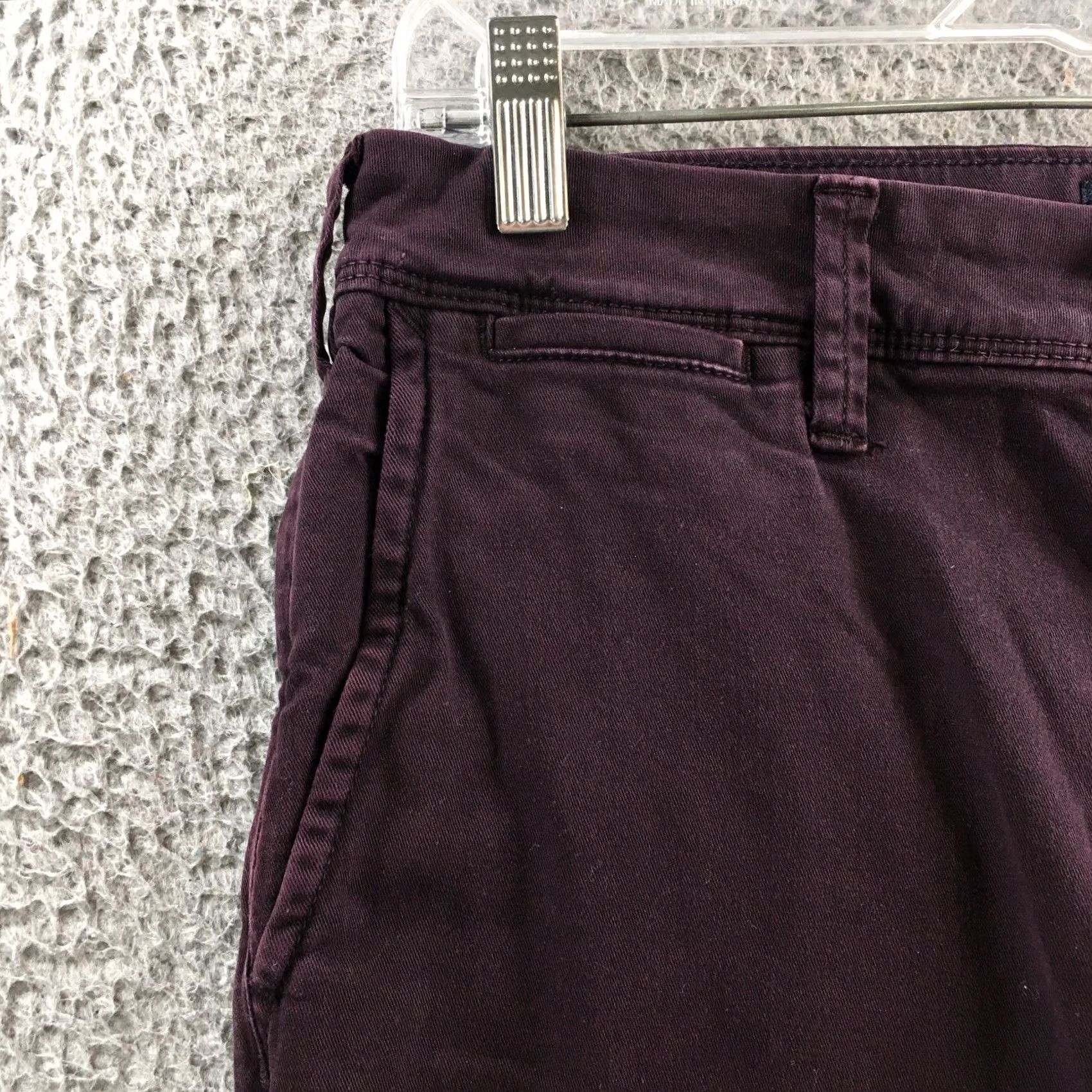 American Eagle Outfitters American Eagle Skinny Chino Pants Mens 29x30 Purple Mid Rise Chino Pants Mens Regular Purple Mens Boys Womens Size US 29 - 3 Thumbnail