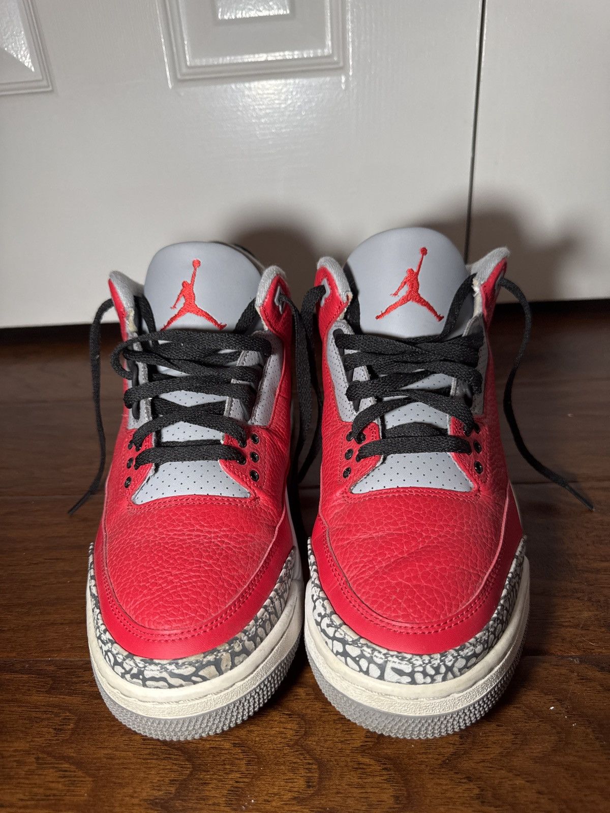 Jordan Brand Nike Air Jordan 3 Retro 'Unite' Fire Red Size US 12 / EU 45 - 2 Thumbnail