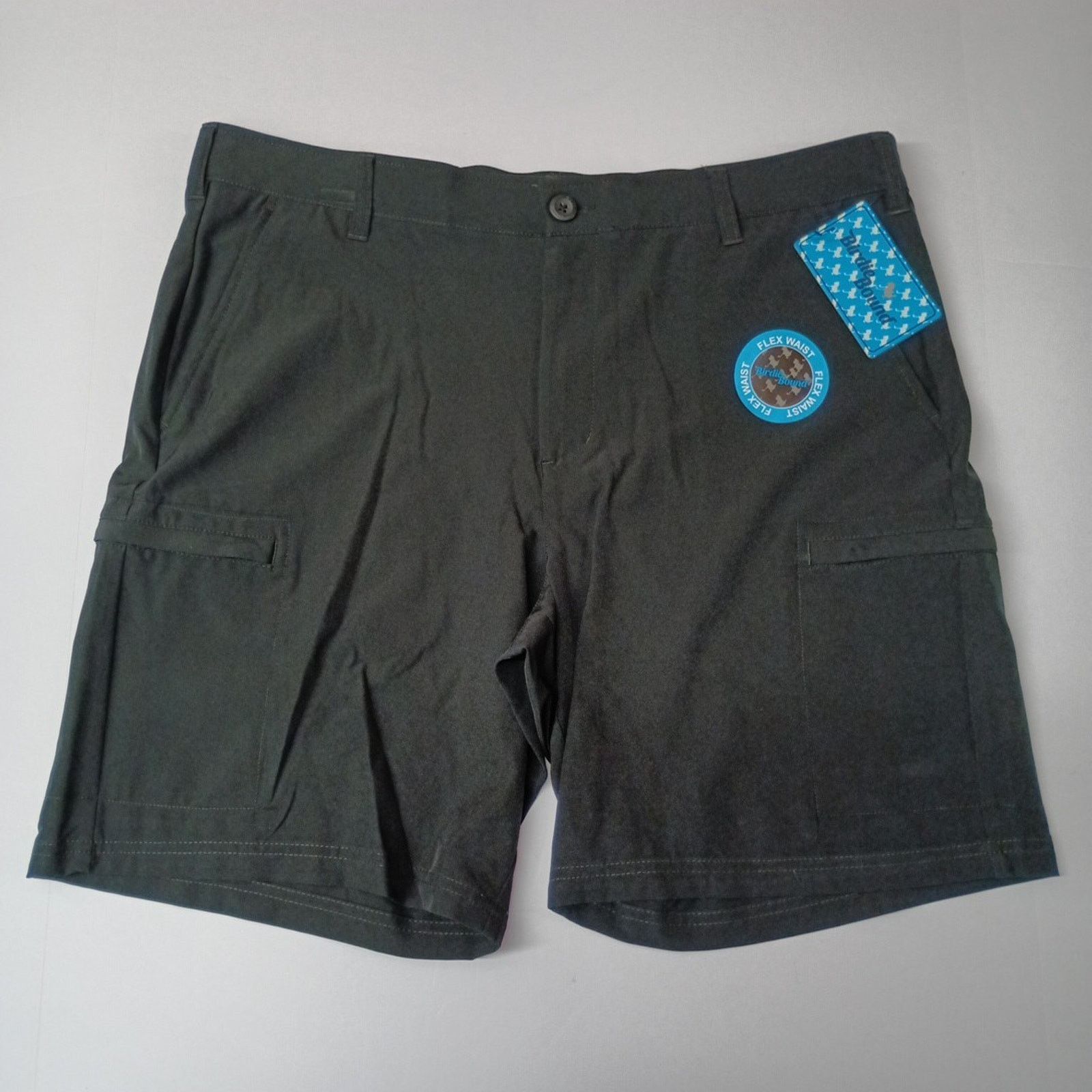 Other Birdie Bound Cargo Shorts Mens 38x9 Black Stretch Flex Waist Size US 38 / EU 54 - 1 Thumbnail