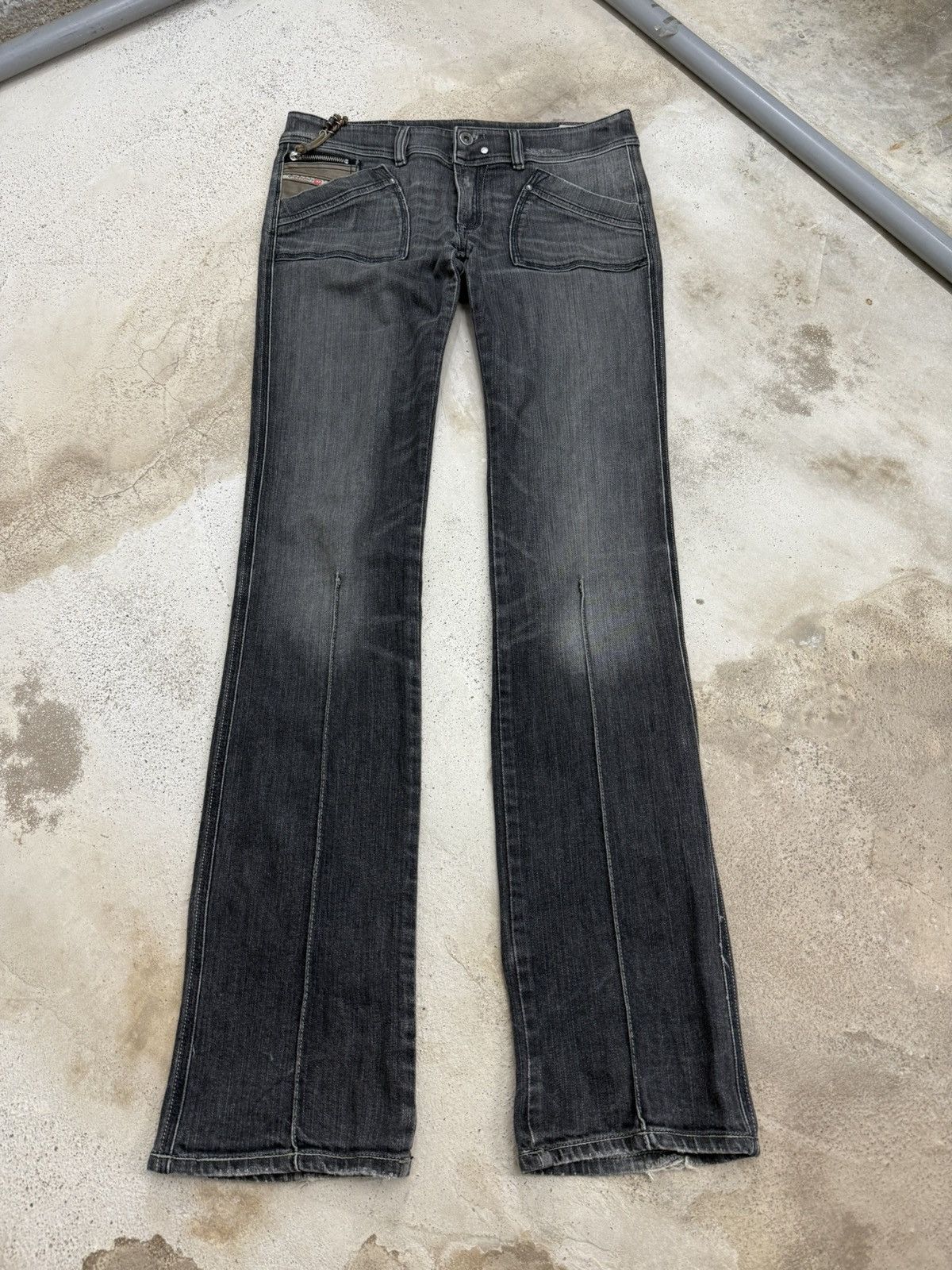 Diesel Diesel Reckfly Special Flare Unisex Relics Denim Distressed Size US 31 - 1 Thumbnail